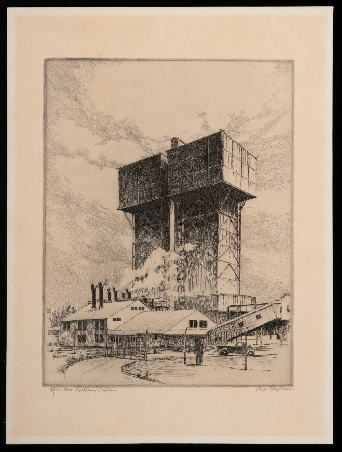 KENT HAGERMAN (1893-1978) PENCIL SIGNED GIFT PRINTS