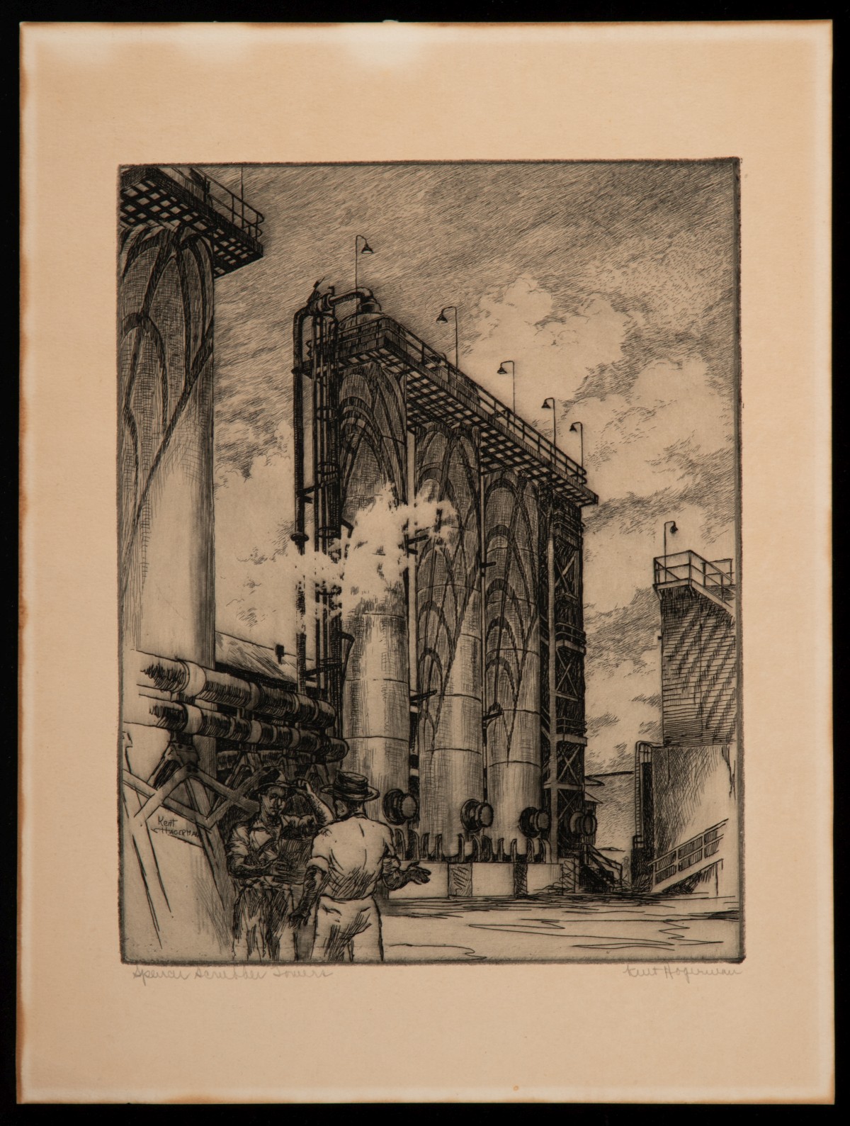 KENT HAGERMAN (1893-1978) PENCIL SIGNED GIFT PRINTS
