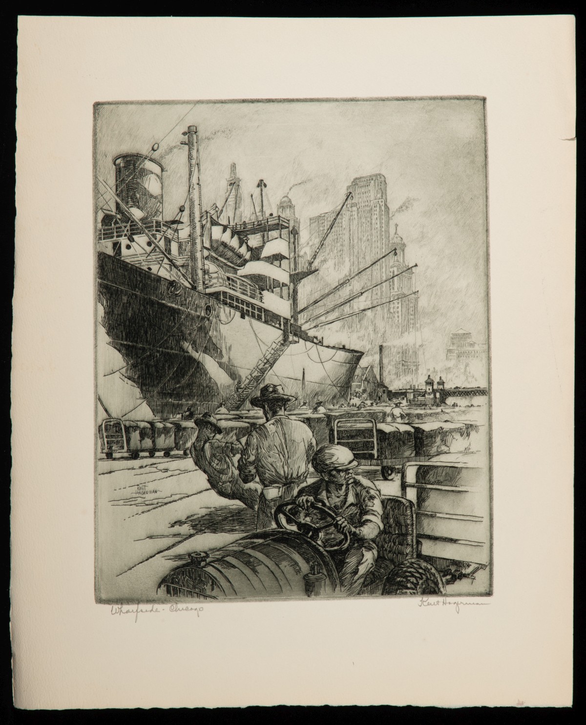 KENT HAGERMAN (1893-1978) PENCIL SIGNED GIFT PRINTS