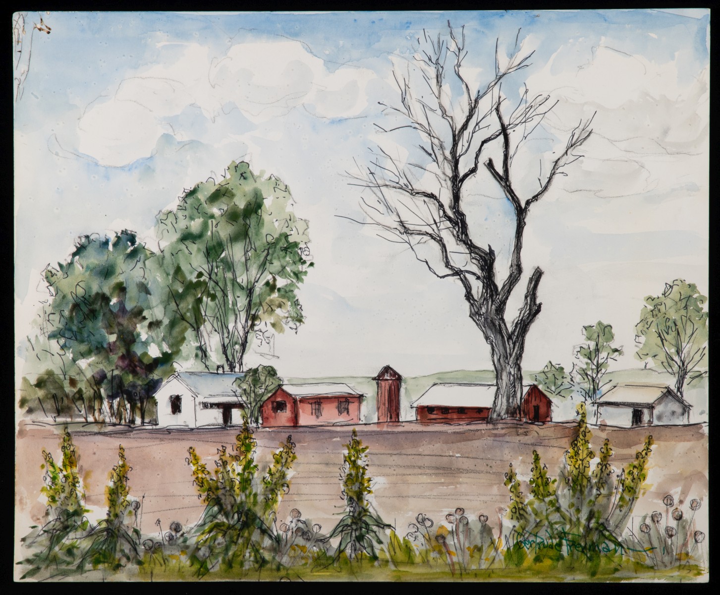 GERTRUDE FREYMAN (1901-1994) EIGHT WORKS ON PAPER