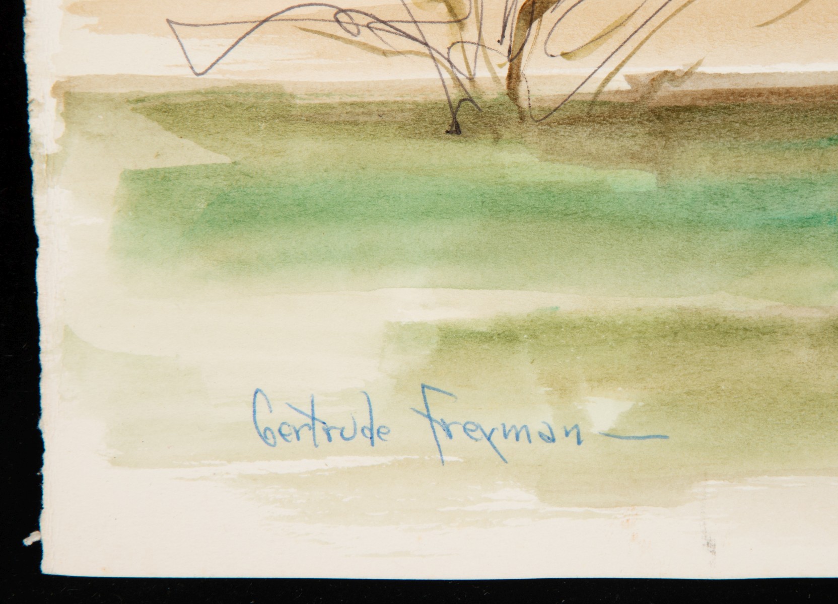 GERTRUDE FREYMAN (1901-1994) SIX PAINTINGS