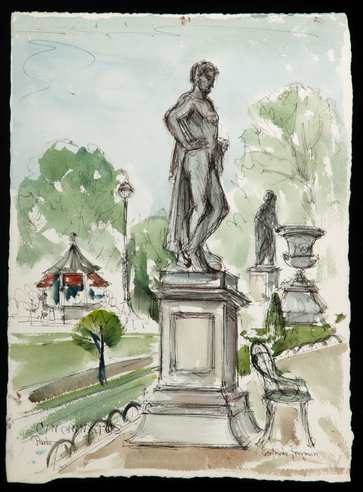 GERTRUDE FREYMAN (1901-1994) SIX PAINTINGS