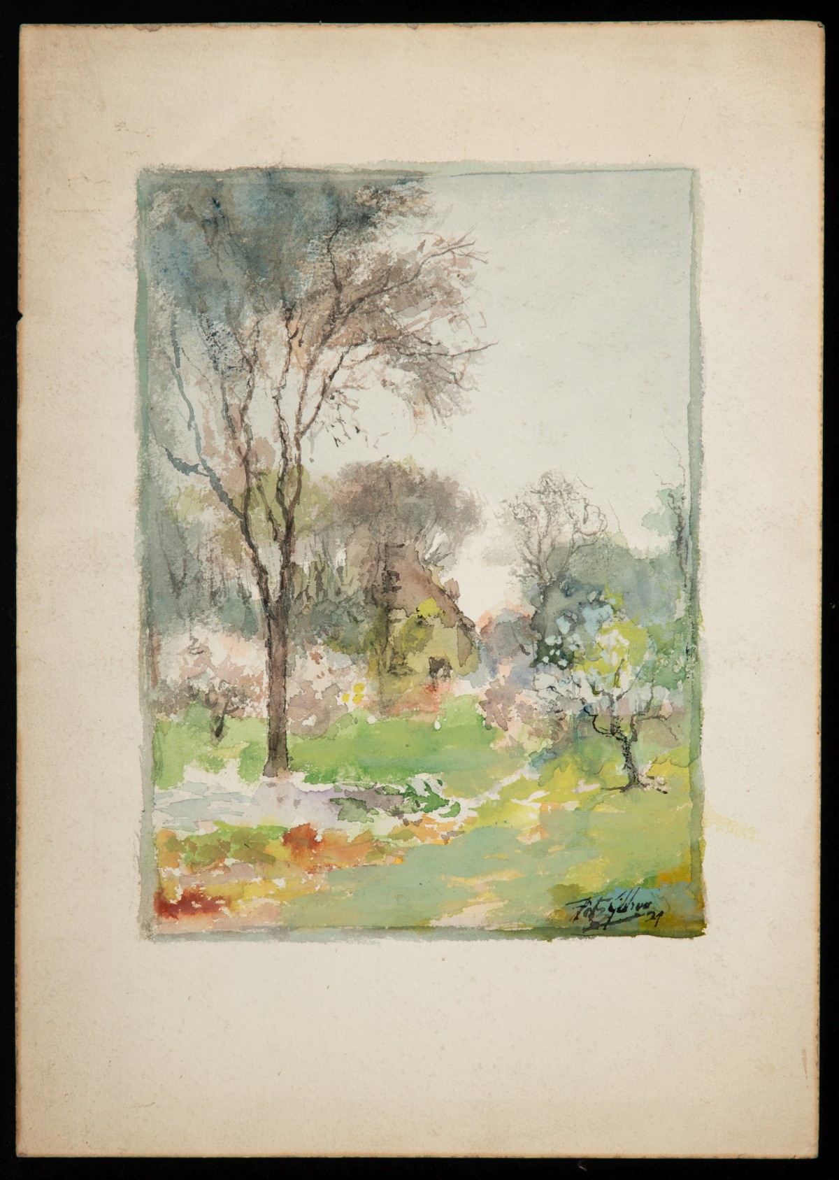 JAMES FITZGIBBON (1864-1929) THREE WATERCOLORS