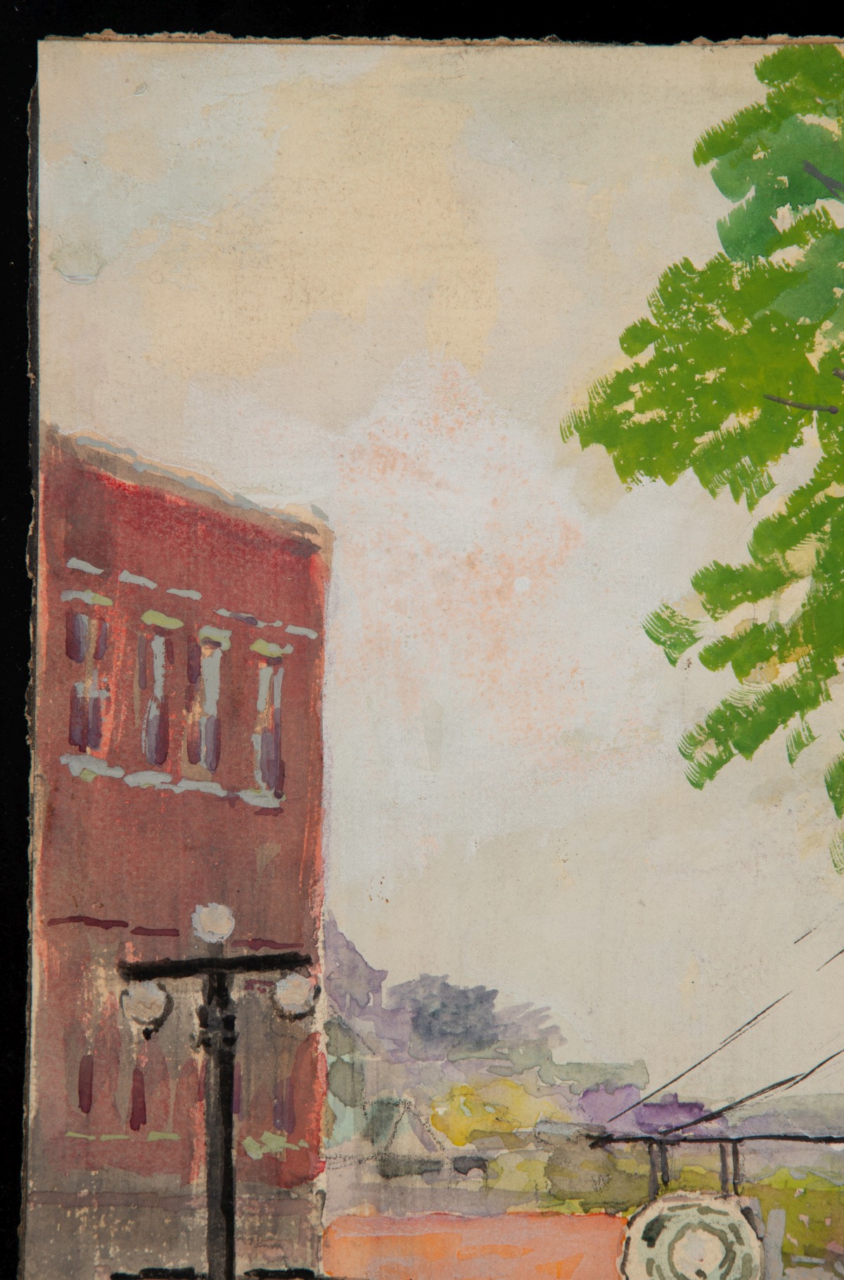 JAMES FITZGIBBON (1864-1929) WATERCOLOR ON PAPER