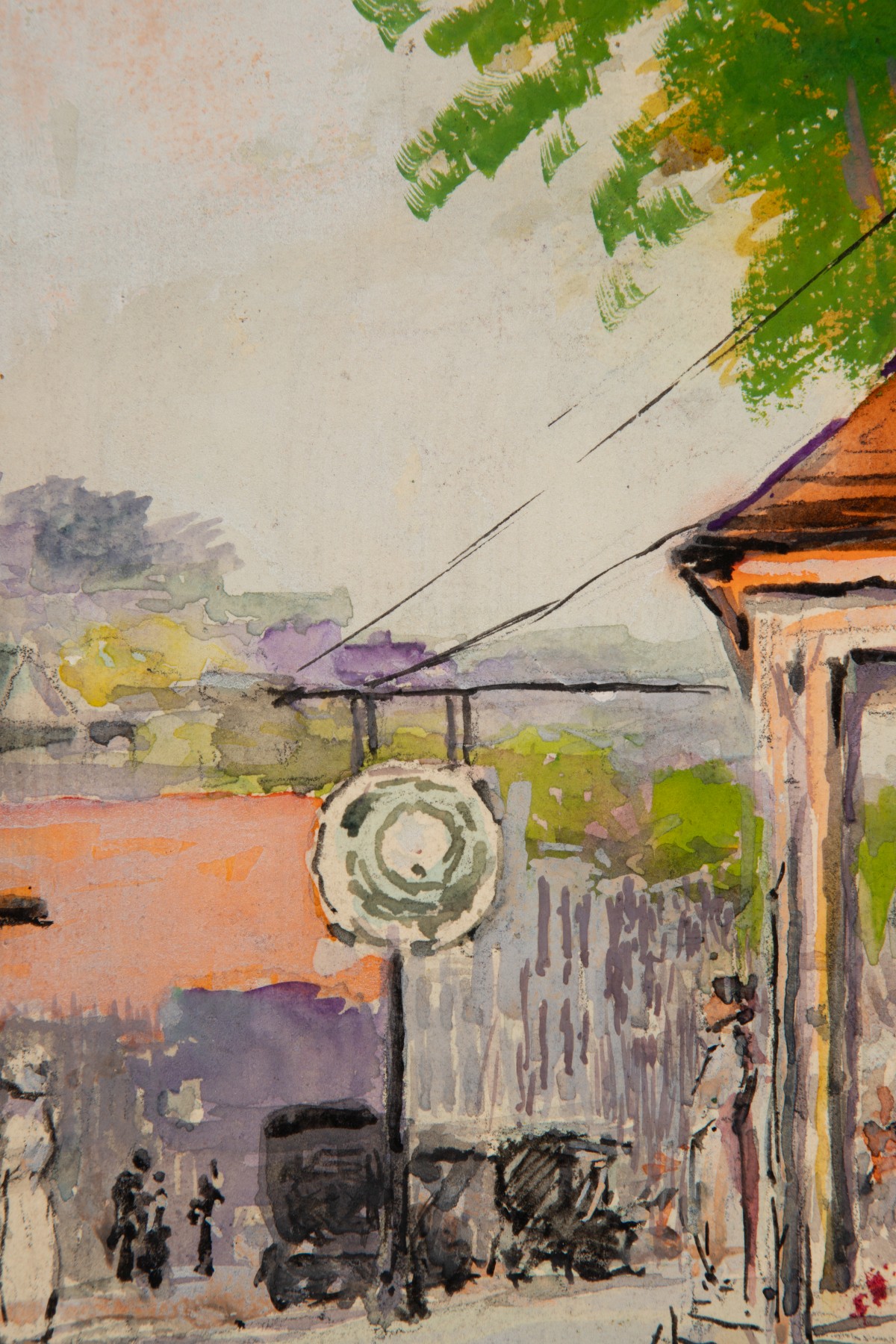 JAMES FITZGIBBON (1864-1929) WATERCOLOR ON PAPER