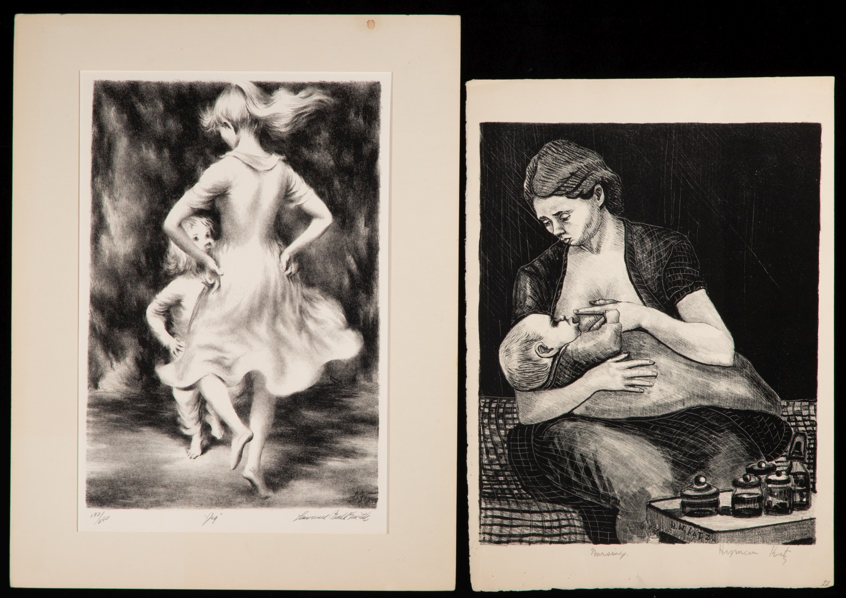 A GOOD COLLECTION OF ELEVEN PENCIL SIGNED AAA PRINTS