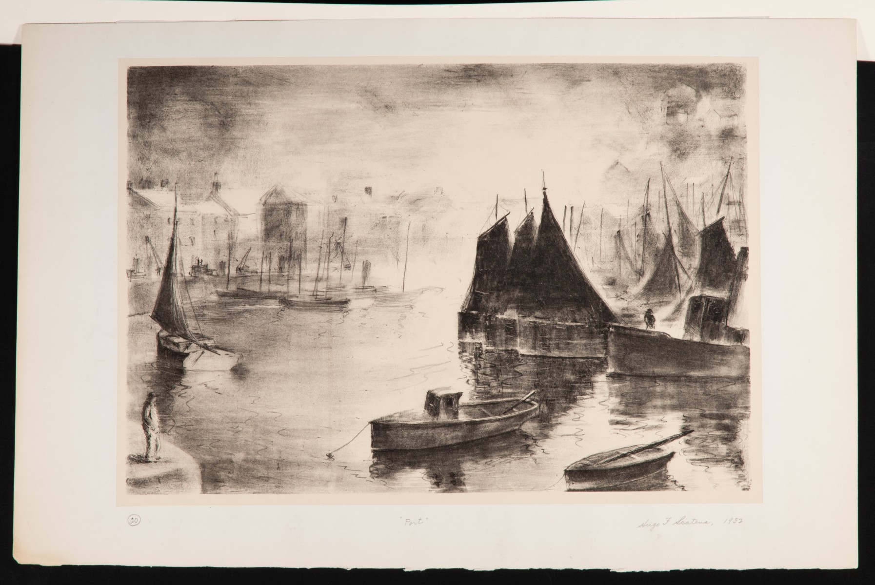FOUR PENCIL SIGNED PRINTS DATED 1932 TO 1946
