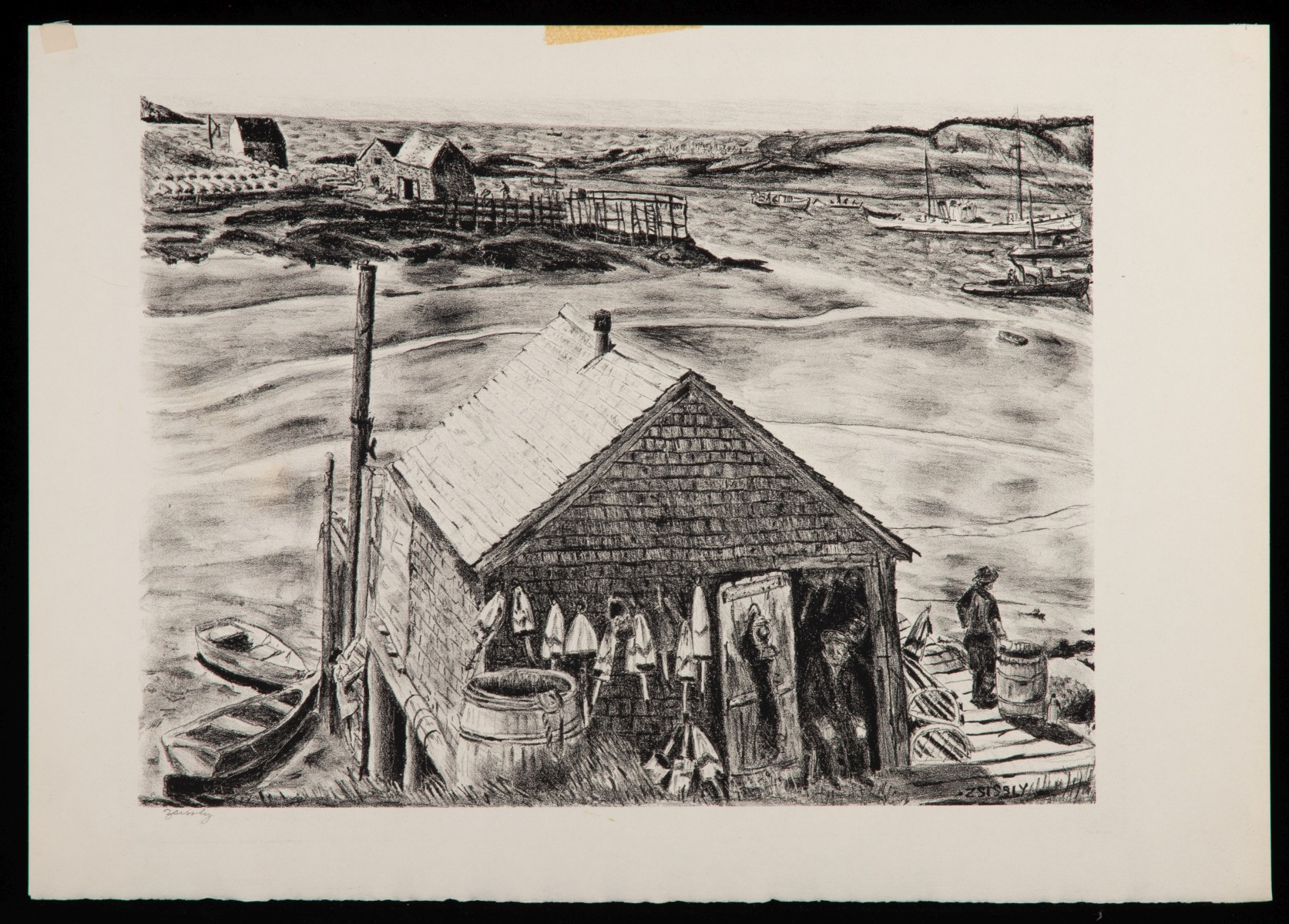 FOUR PENCIL SIGNED PRINTS DATED 1932 TO 1946