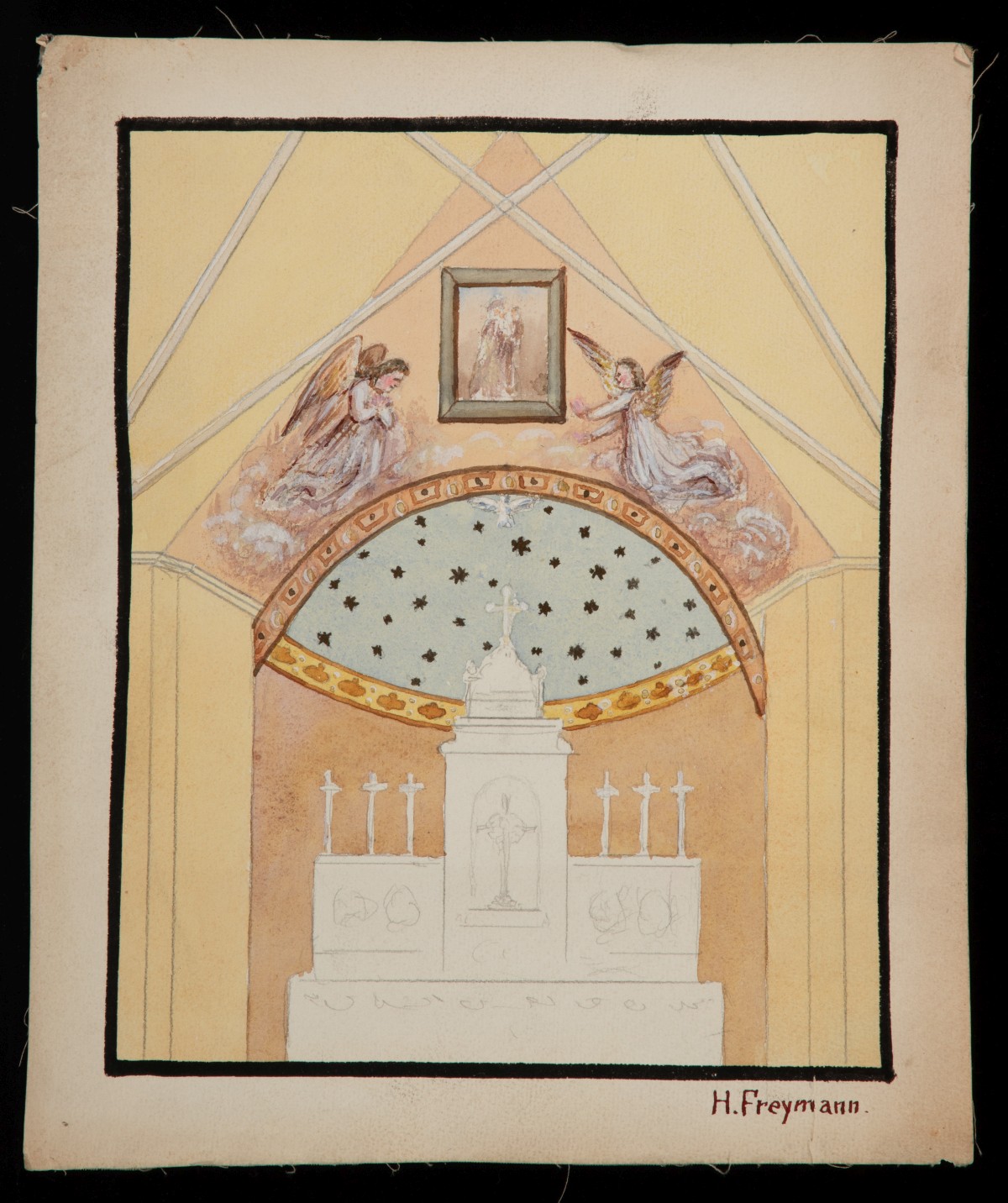 GERTRUDE FREYMAN (1901-1994)| HENRY FREYMAN WATERCOLORS