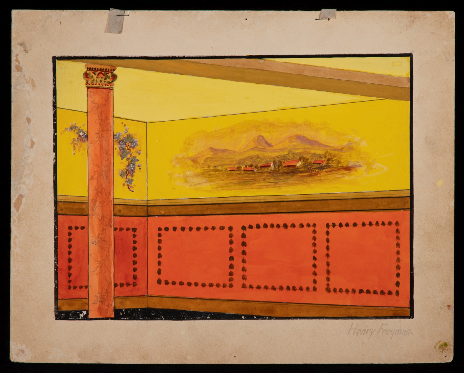 GERTRUDE FREYMAN (1901-1994)| HENRY FREYMAN WATERCOLORS