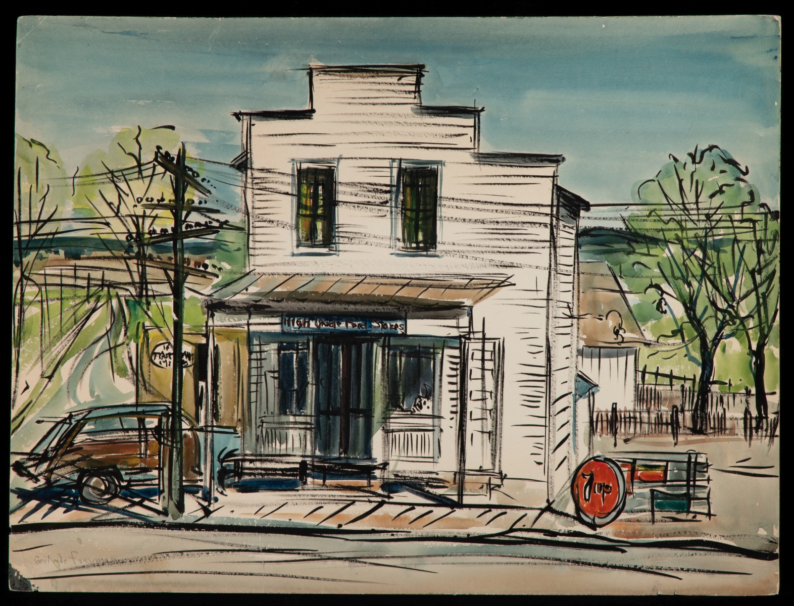 GERTRUDE FREYMAN (1901-1994)| HENRY FREYMAN WATERCOLORS