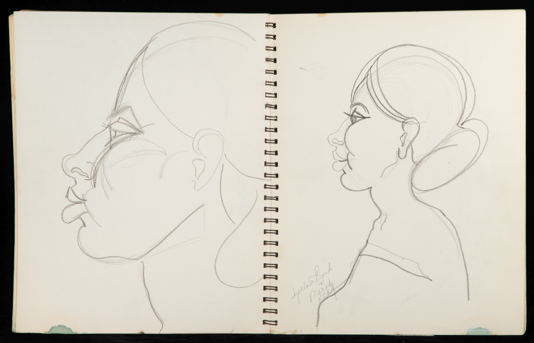 LOU MARAK (1930-2020) KANSAS CITY ARTIST'S SKETCH BOOK