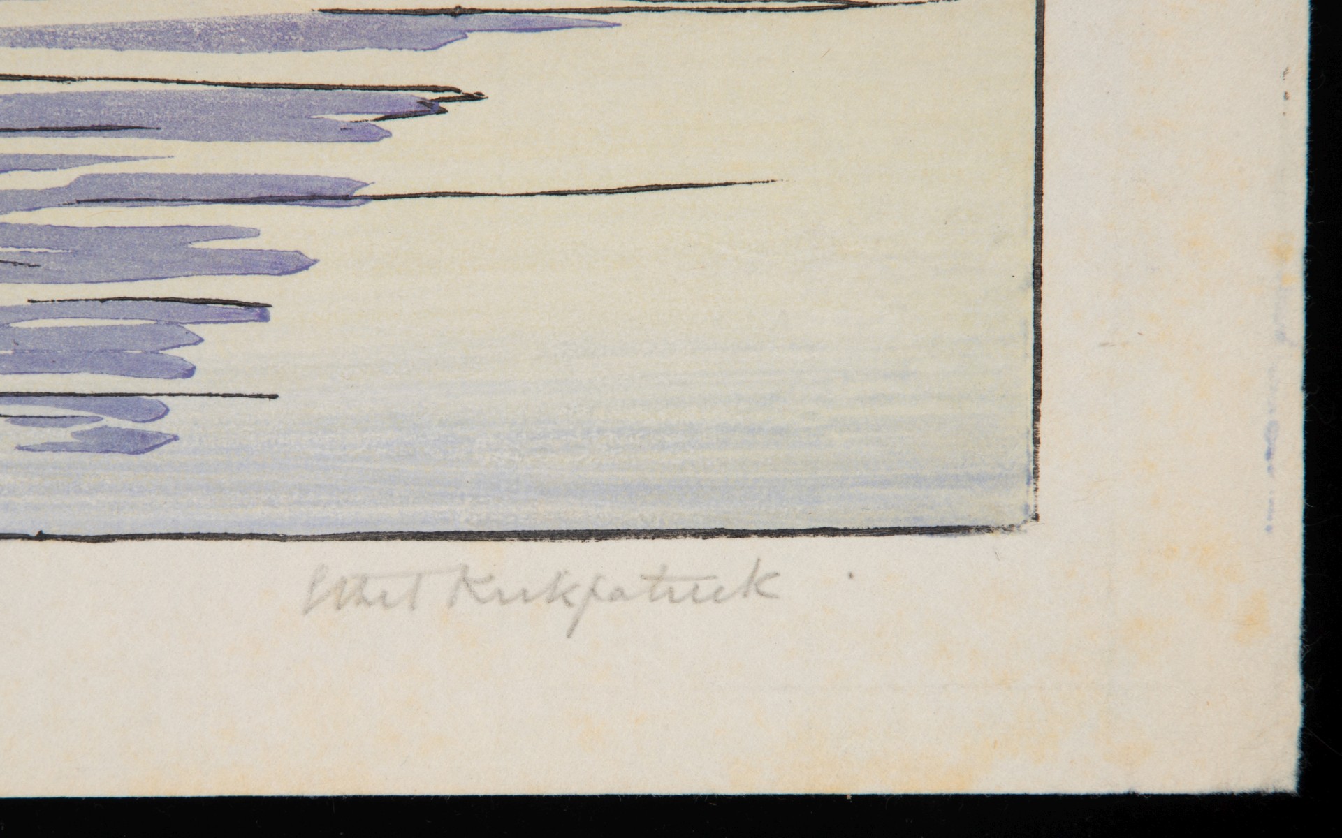ETHEL KIRKPATRICK (fl.1891-1941) COLOR WOODBLOCK PRINT