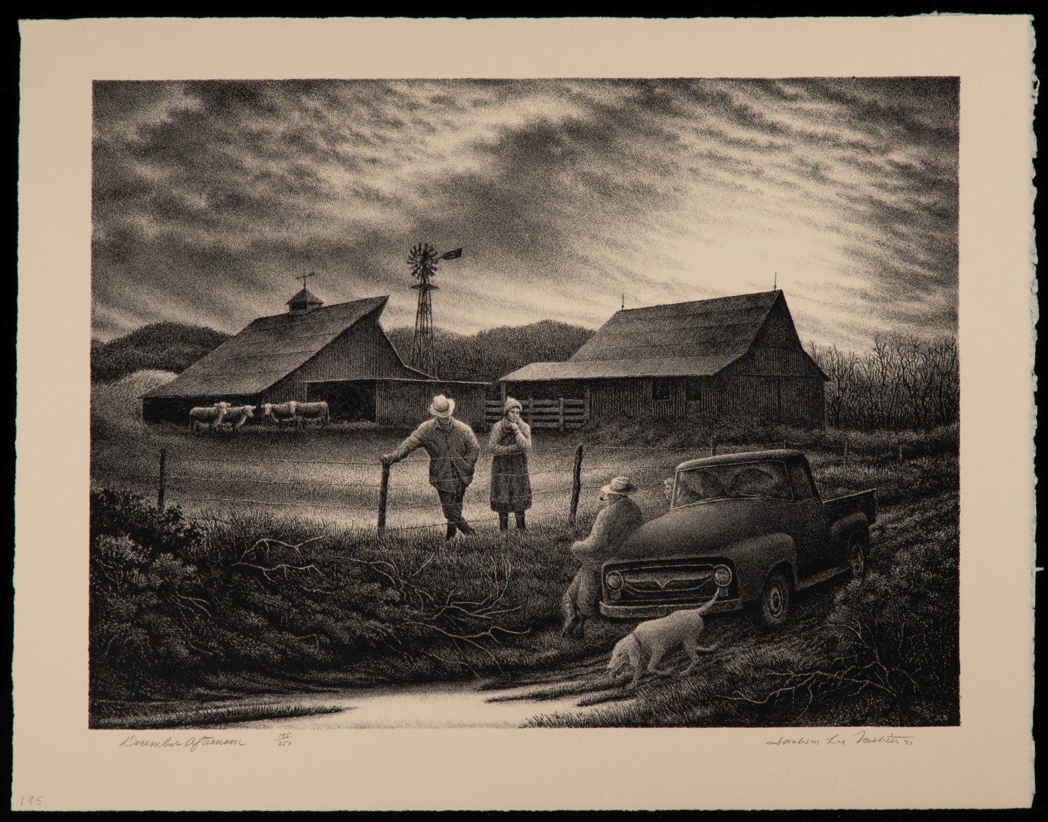 JACKSON LEE NESBITT (1913-2008) PENCIL SIGNED LITHO