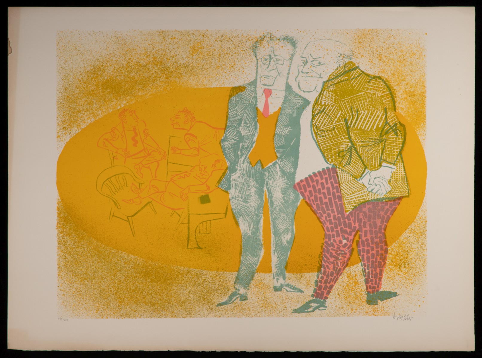 WILLIAM GROPPER (1897-1977) PENCIL SIGNED LITHO