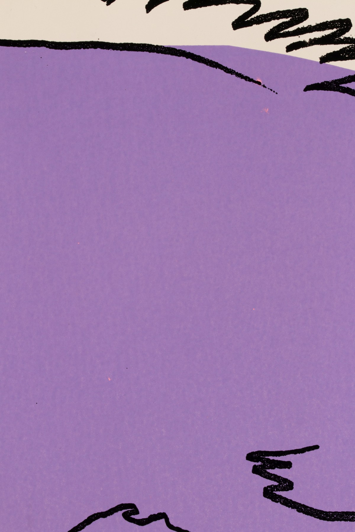 ANDY WARHOL (1928-1987) SIGNED PURPLE MAO SCREENPRINT