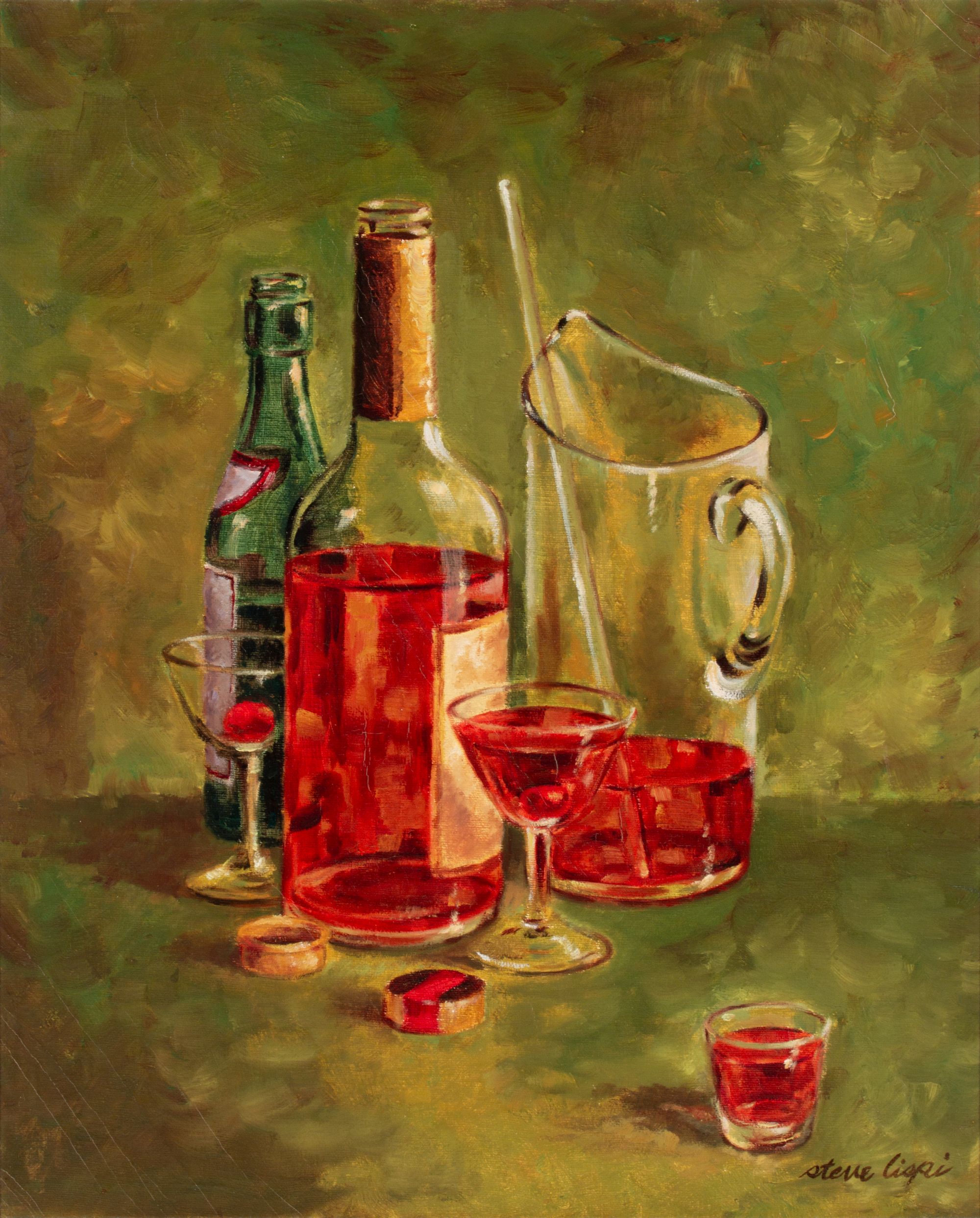 THREE ORIGINAL 20TH CENTURY WORKS INCLUDING STEVE LISPI