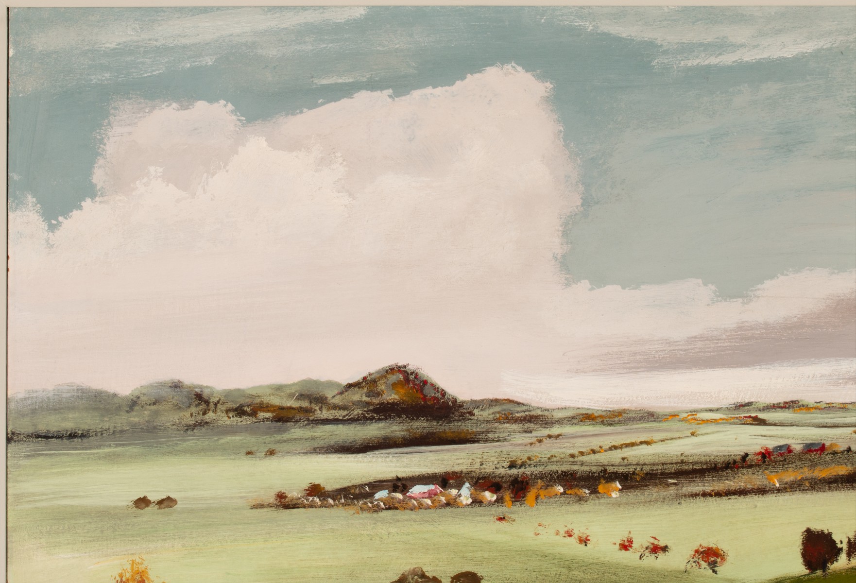 ADOLF DEHN (1895-1968) 1956 OIL ON PANEL LANDSCAPE
