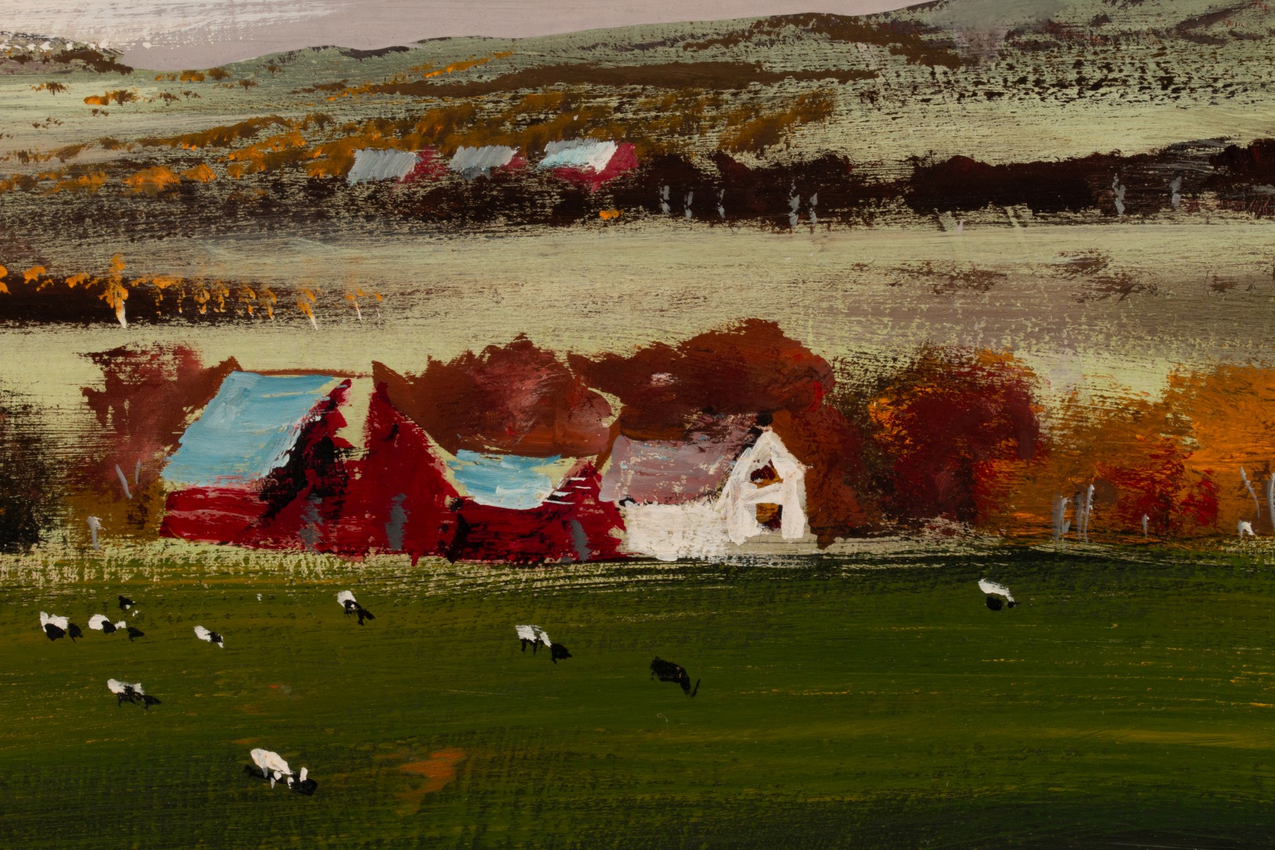 ADOLF DEHN (1895-1968) 1956 OIL ON PANEL LANDSCAPE