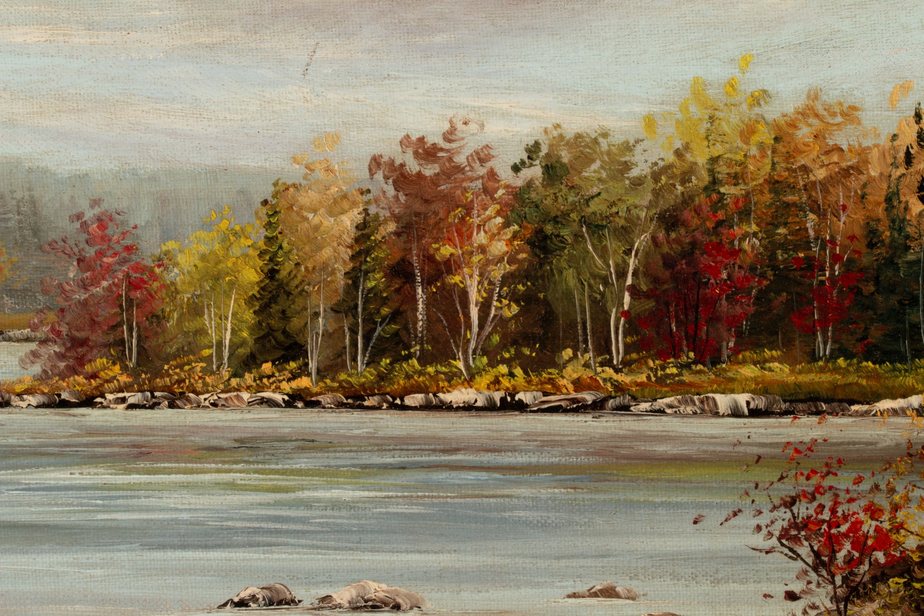 NATAHAN ROBERTS (AMERICAN 19TH CENTURY) OIL ON BOARD