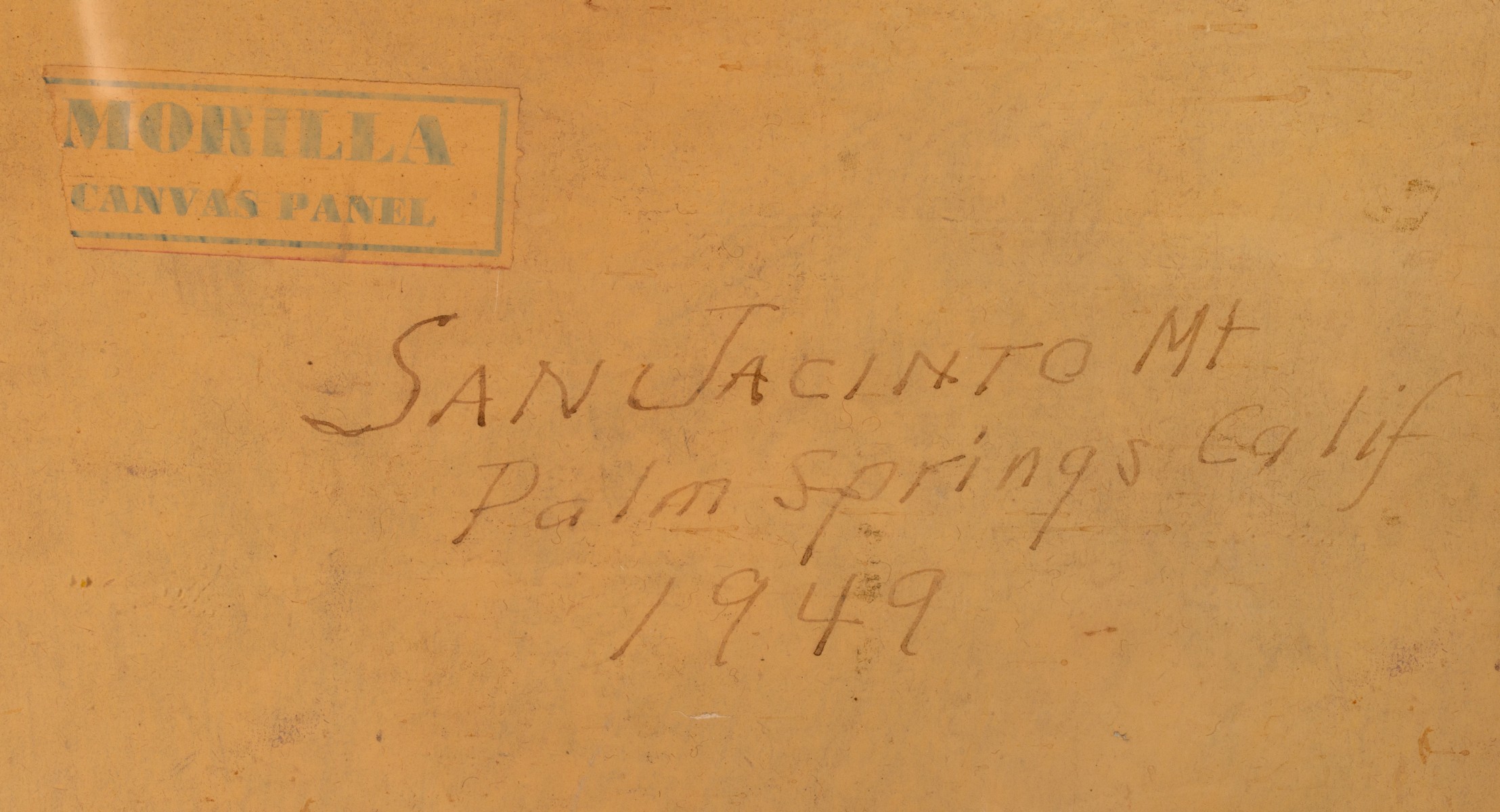 CARL SAMMONS (1883-1968) SAN JACINTO MTN CALIFORNIA