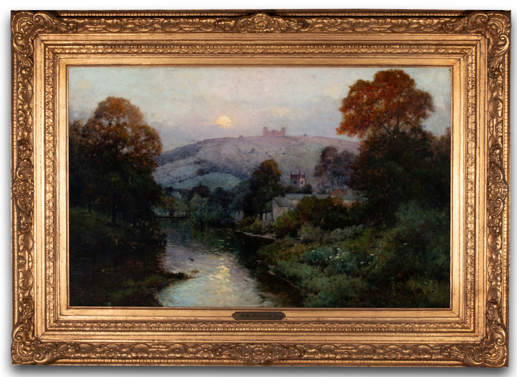 ALFRED DE BREANSKI, JR. (1877-1957) OIL ON CANVAS