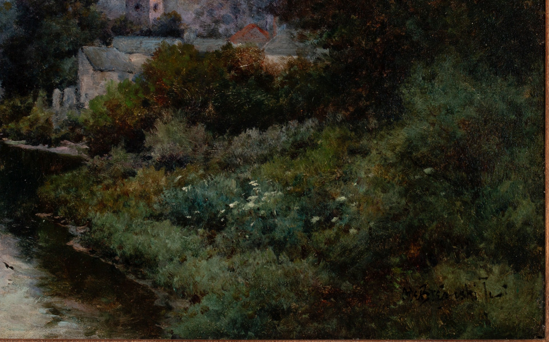 ALFRED DE BREANSKI, JR. (1877-1957) OIL ON CANVAS