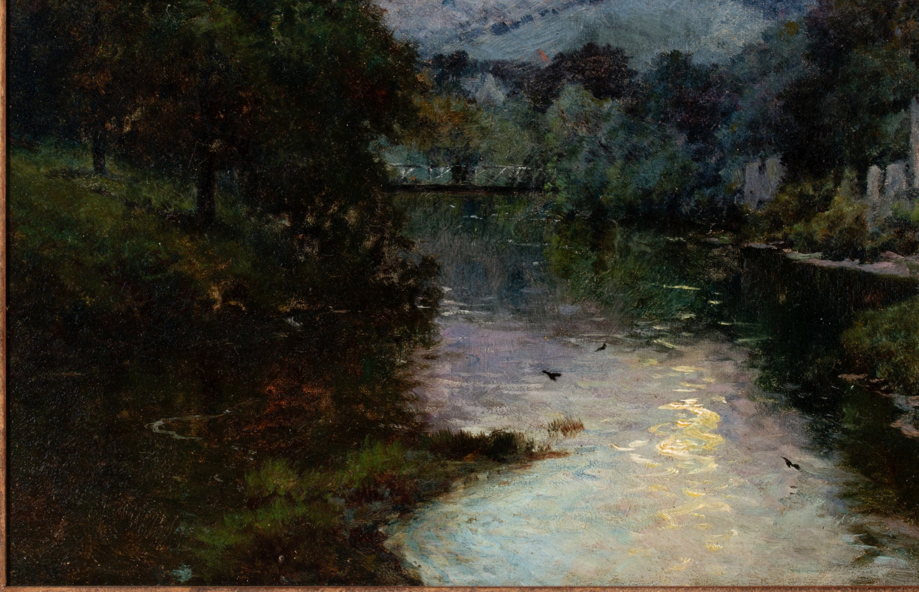 ALFRED DE BREANSKI, JR. (1877-1957) OIL ON CANVAS