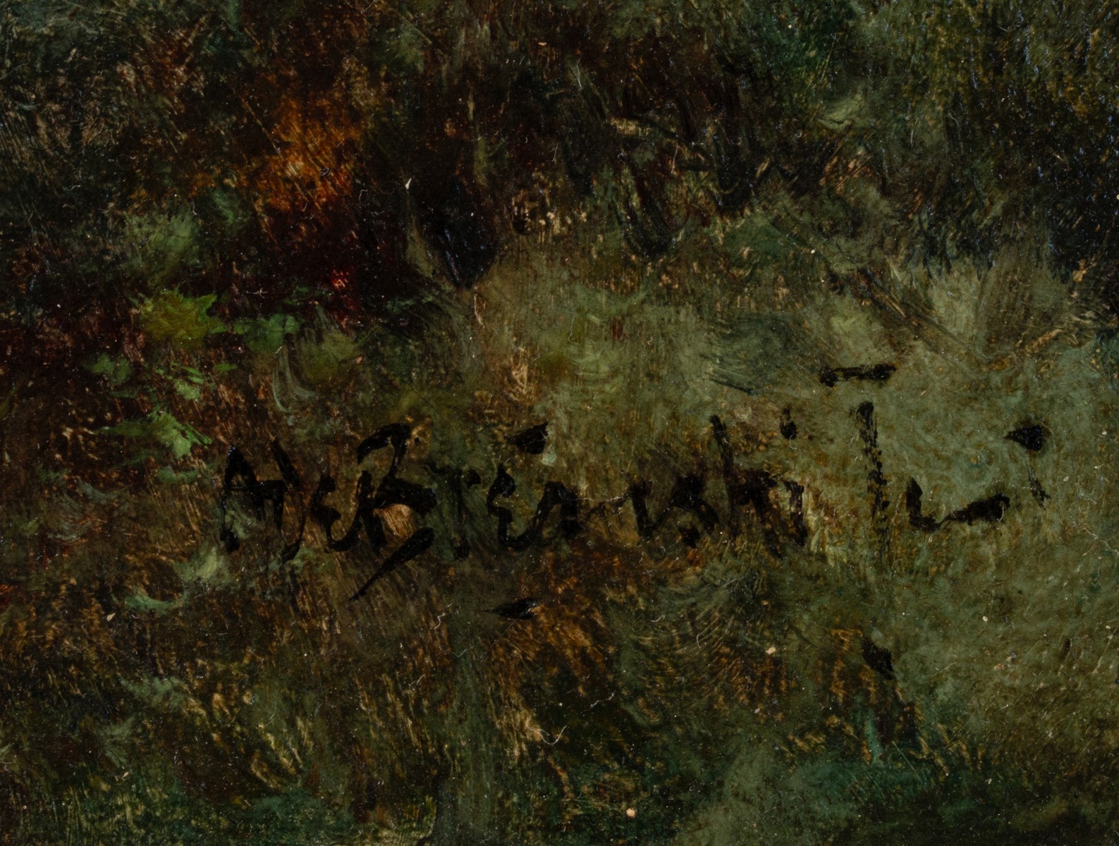 ALFRED DE BREANSKI, JR. (1877-1957) OIL ON CANVAS