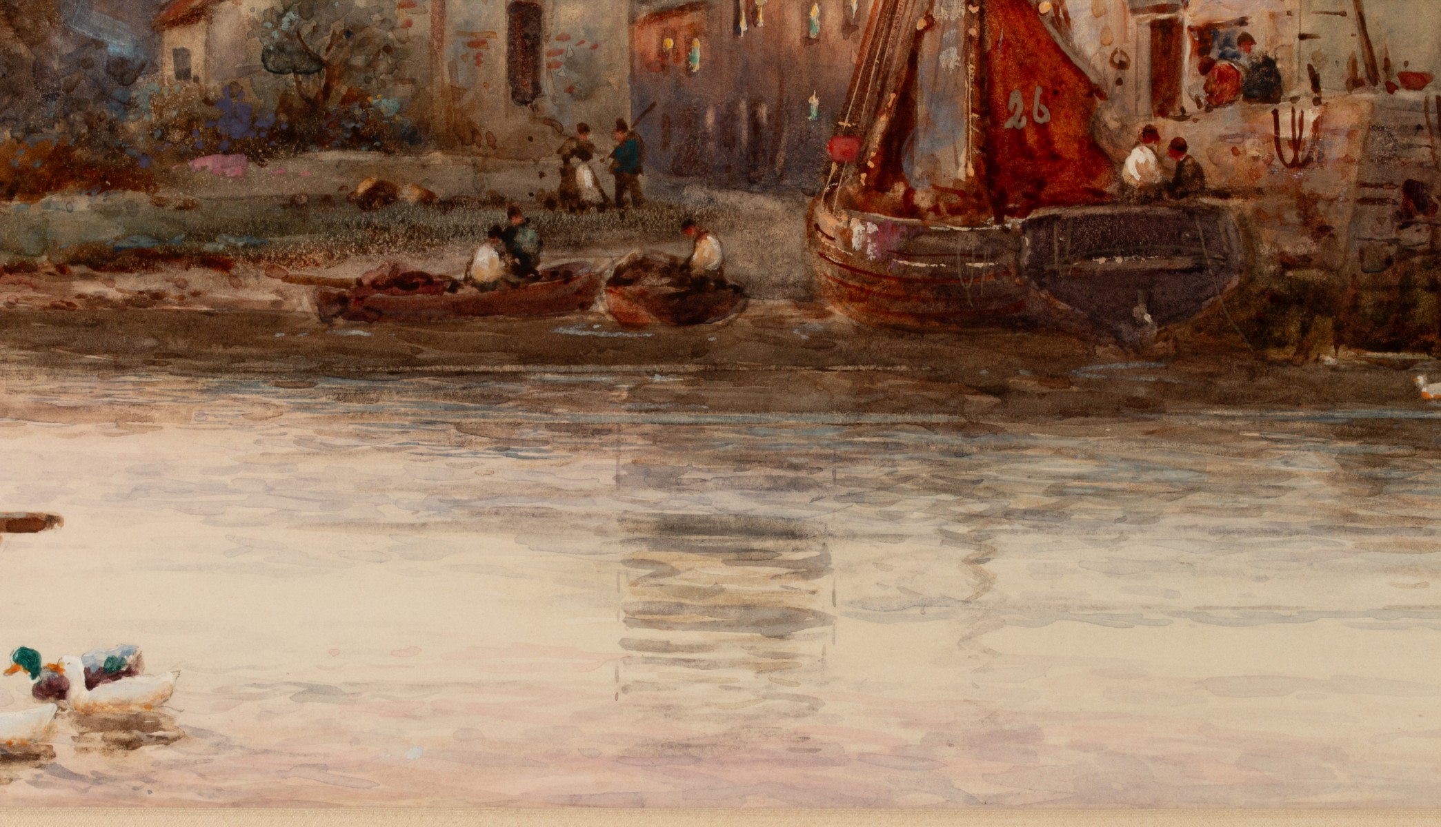 STUART LLOYD (1845-1959) WATERCOLOR DATED 1911