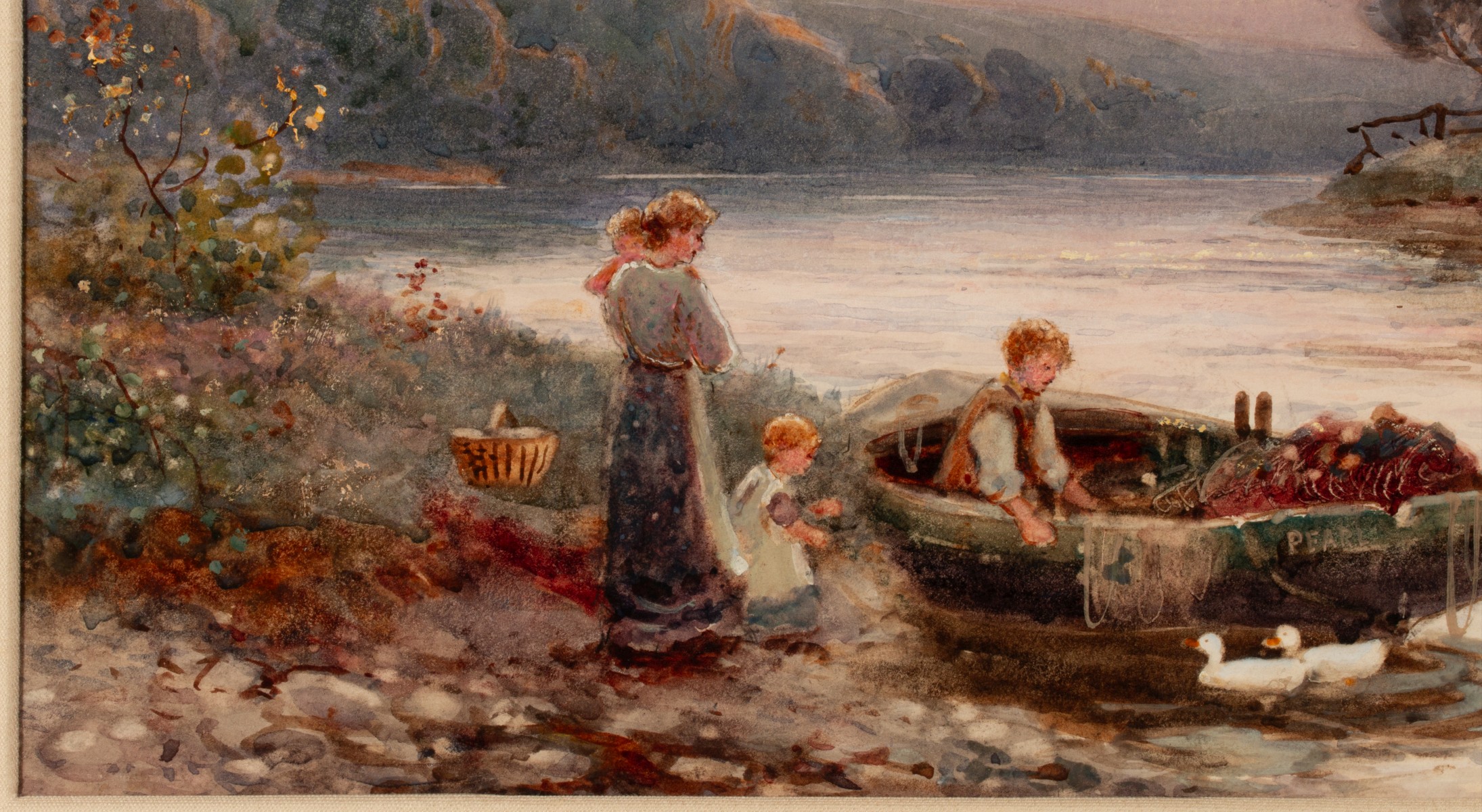 STUART LLOYD (1845-1959) WATERCOLOR DATED 1911
