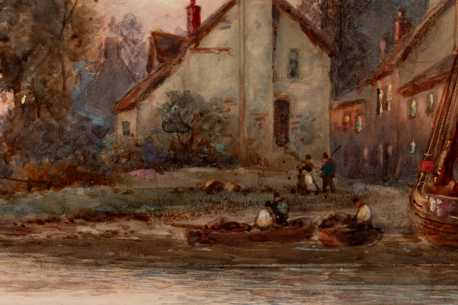 STUART LLOYD (1845-1959) WATERCOLOR DATED 1911