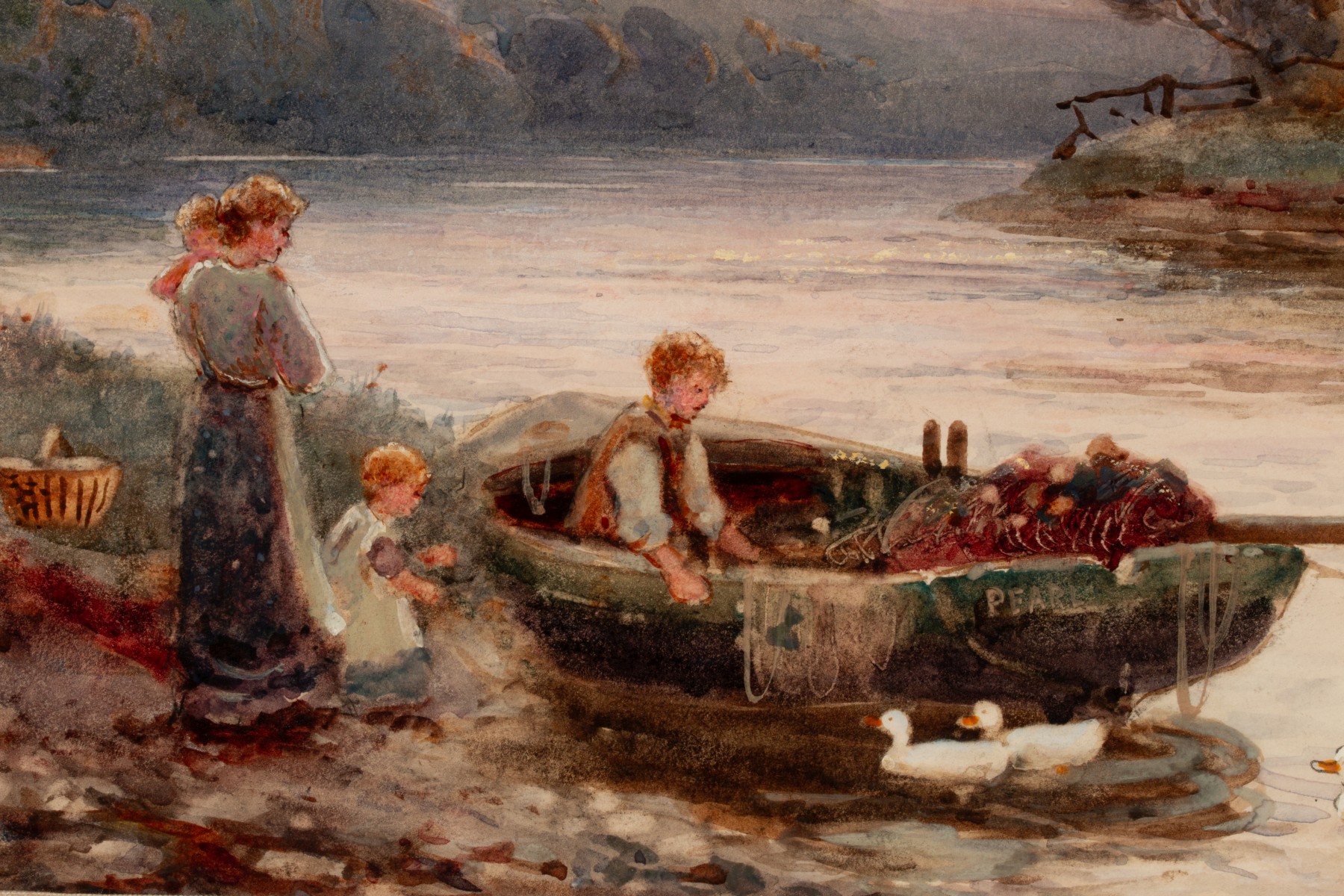 STUART LLOYD (1845-1959) WATERCOLOR DATED 1911