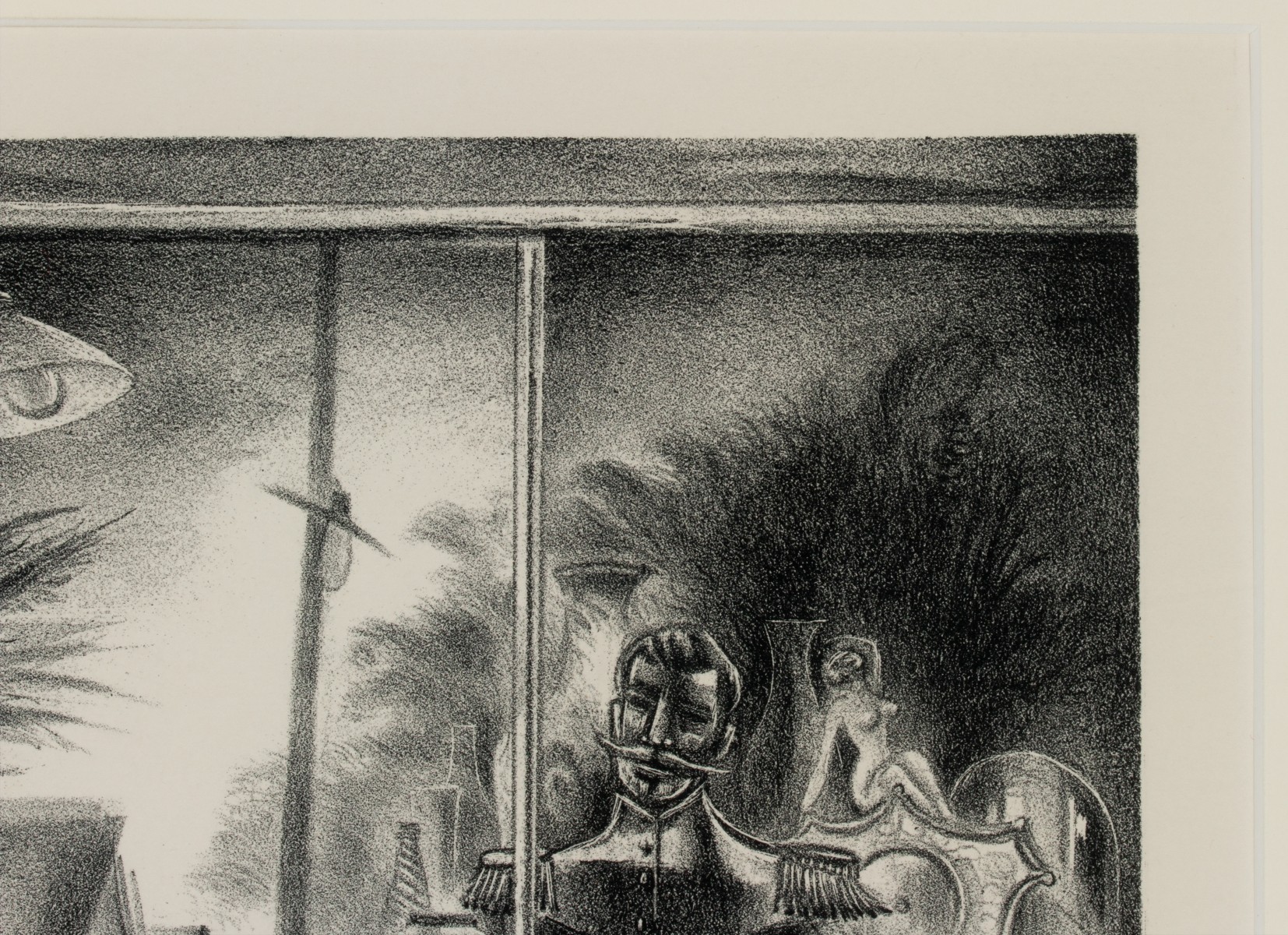 AARON BOHROD (1907-1992) PENCIL SIGNED LITHOGRAPH