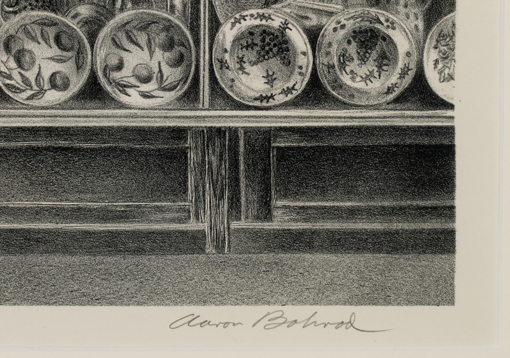 AARON BOHROD (1907-1992) PENCIL SIGNED LITHOGRAPH