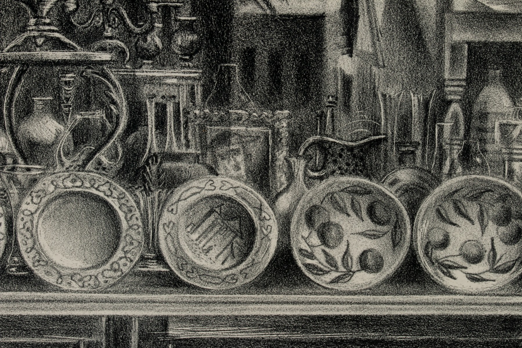 AARON BOHROD (1907-1992) PENCIL SIGNED LITHOGRAPH