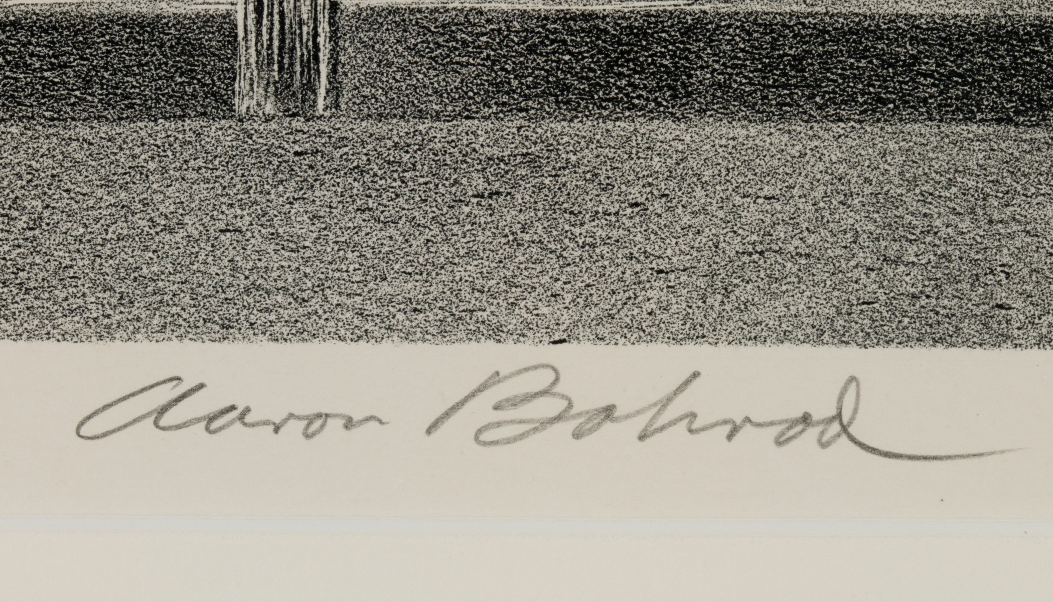 AARON BOHROD (1907-1992) PENCIL SIGNED LITHOGRAPH