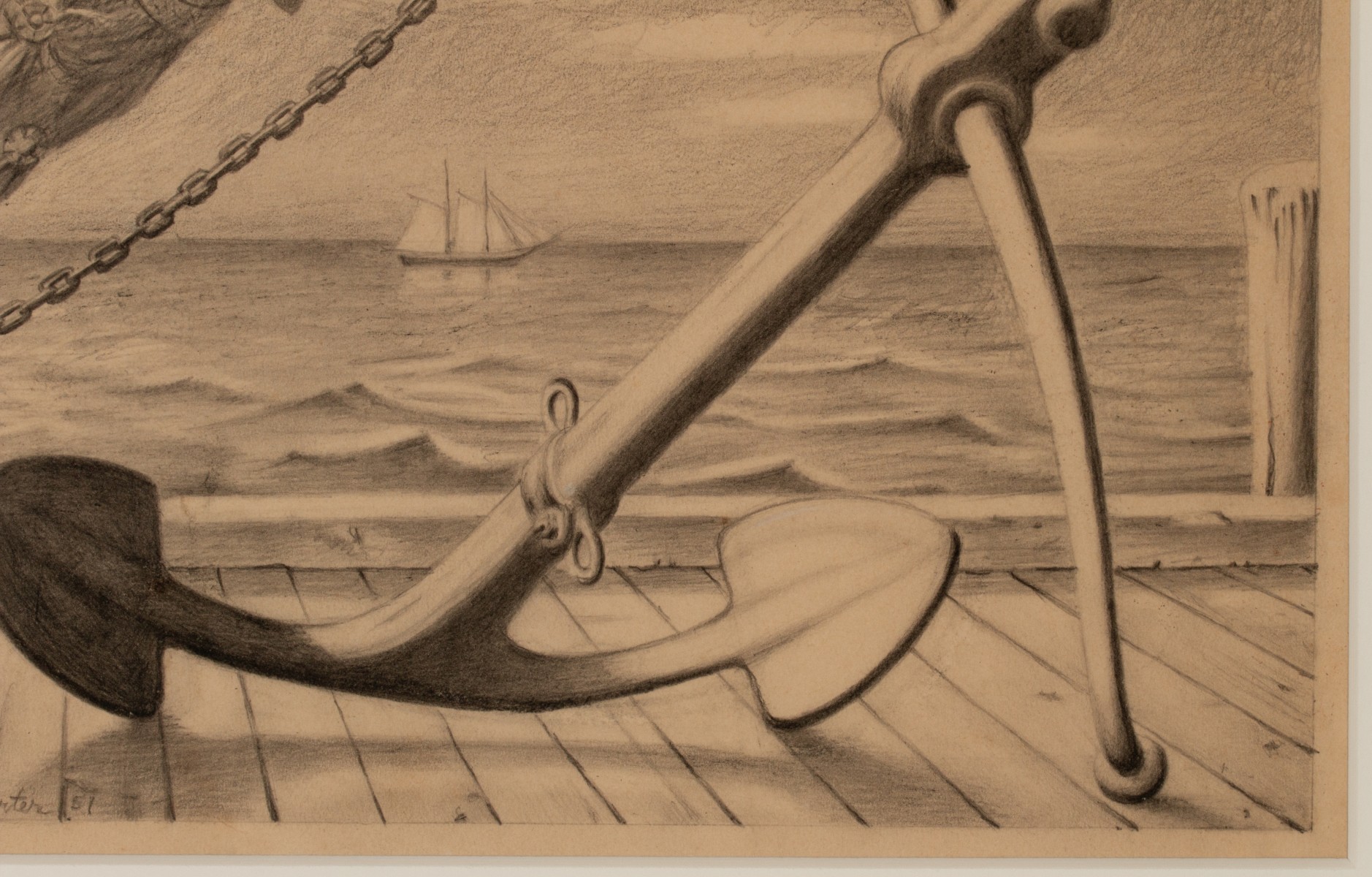 CLARENCE H. CARTER (1904-2000) GRAPHITE ON PAPER STUDY