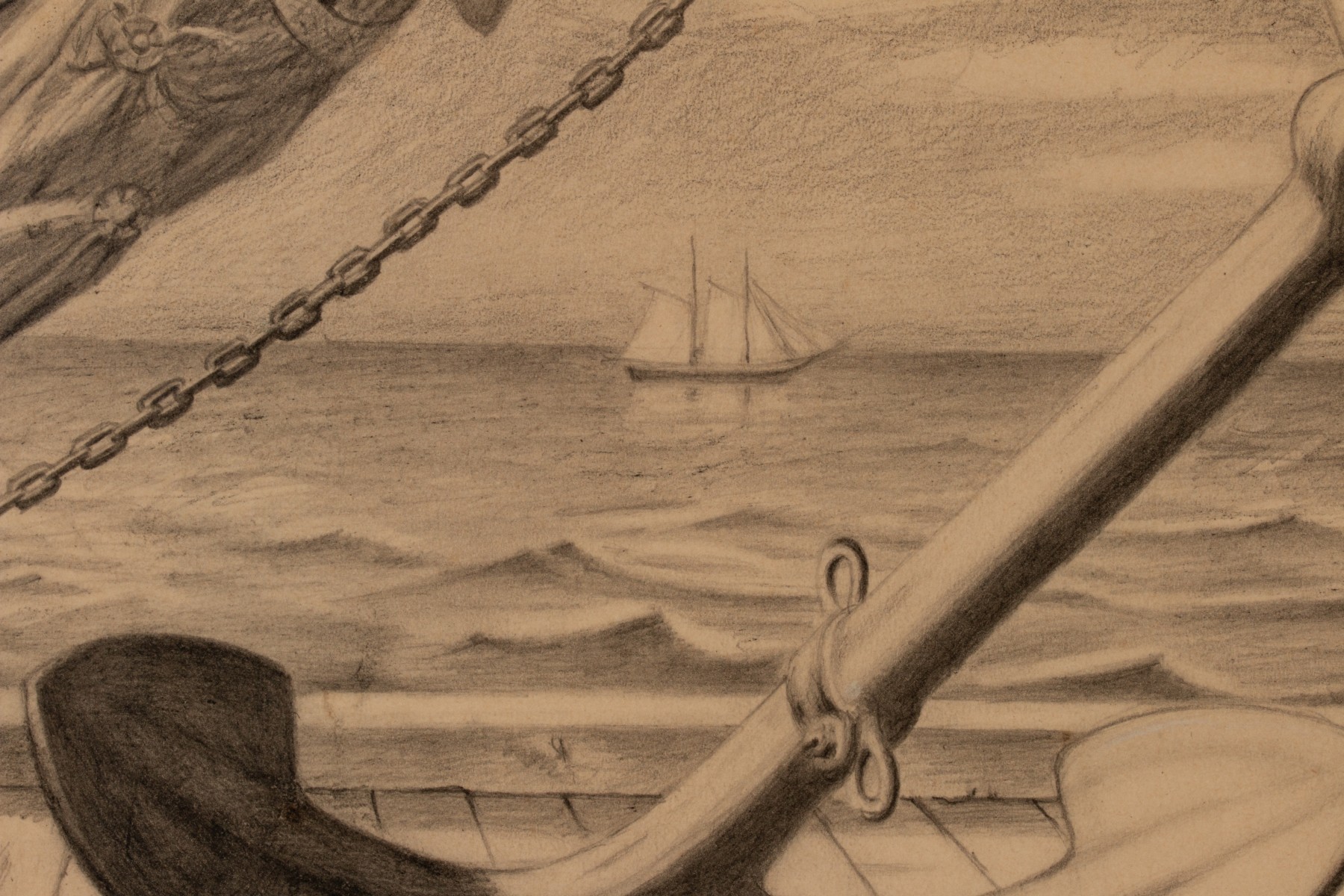 CLARENCE H. CARTER (1904-2000) GRAPHITE ON PAPER STUDY