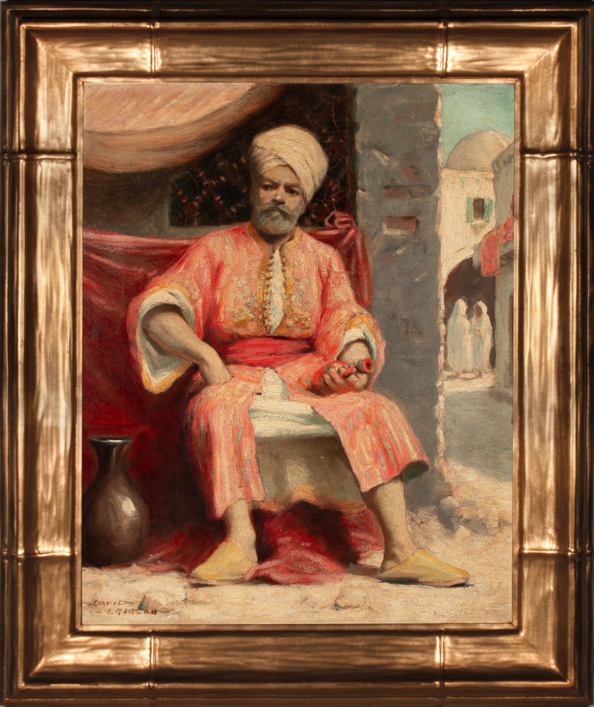 DAVID ERIKSON (1869-1946) ORIENTALIST OIL ON CANVAS