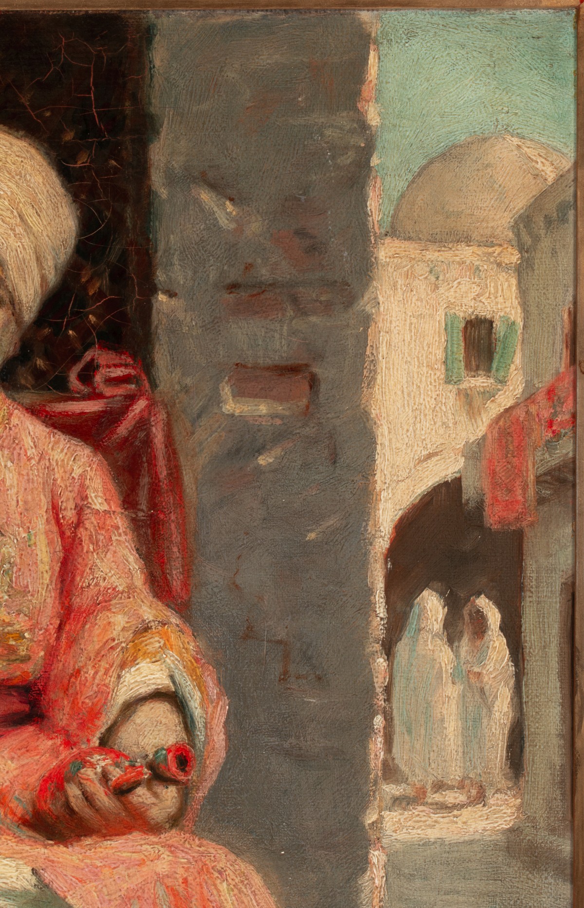 DAVID ERIKSON (1869-1946) ORIENTALIST OIL ON CANVAS
