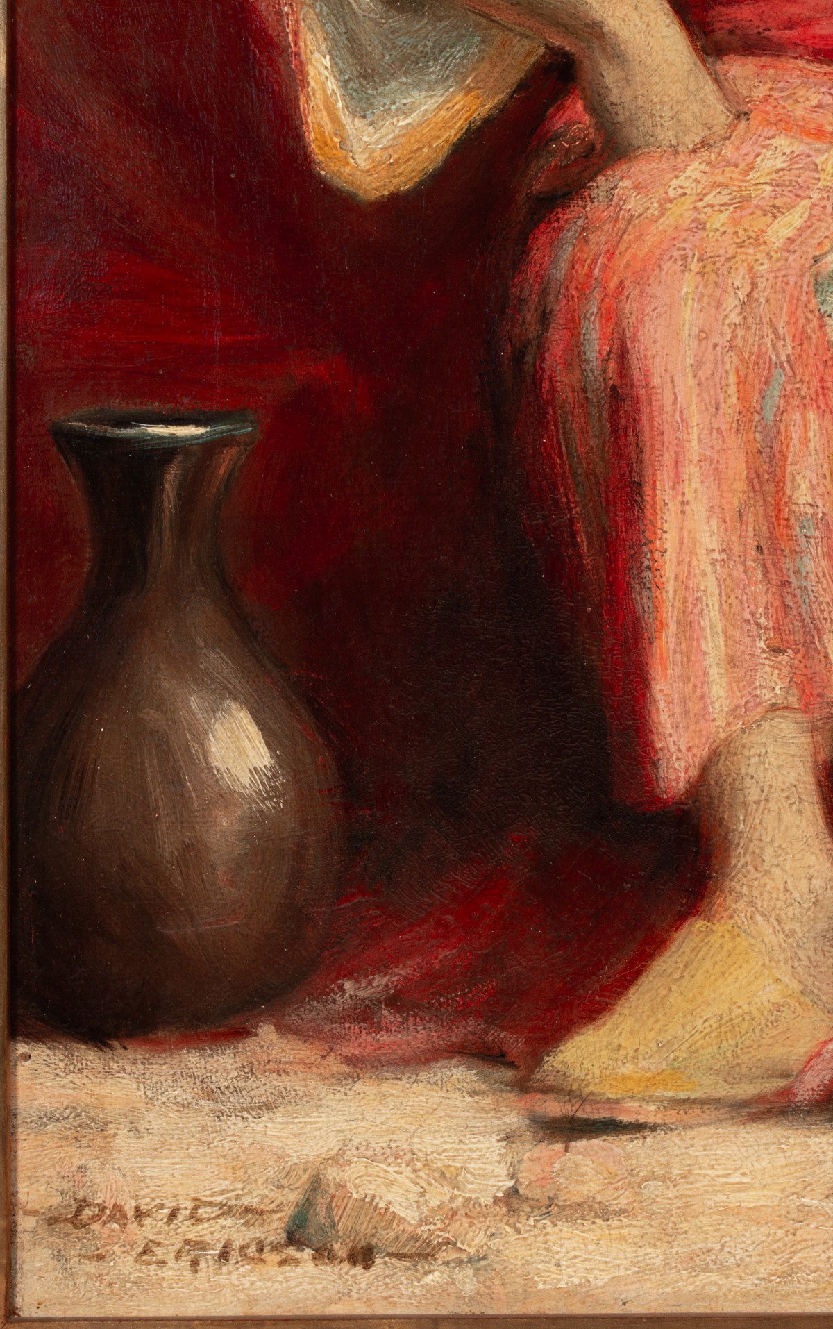 DAVID ERIKSON (1869-1946) ORIENTALIST OIL ON CANVAS