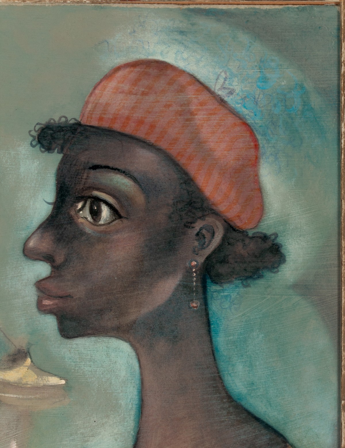 KARL PRIEBE (1914-1976) EXHIBITED WATERCOLOR W/GOUACHE