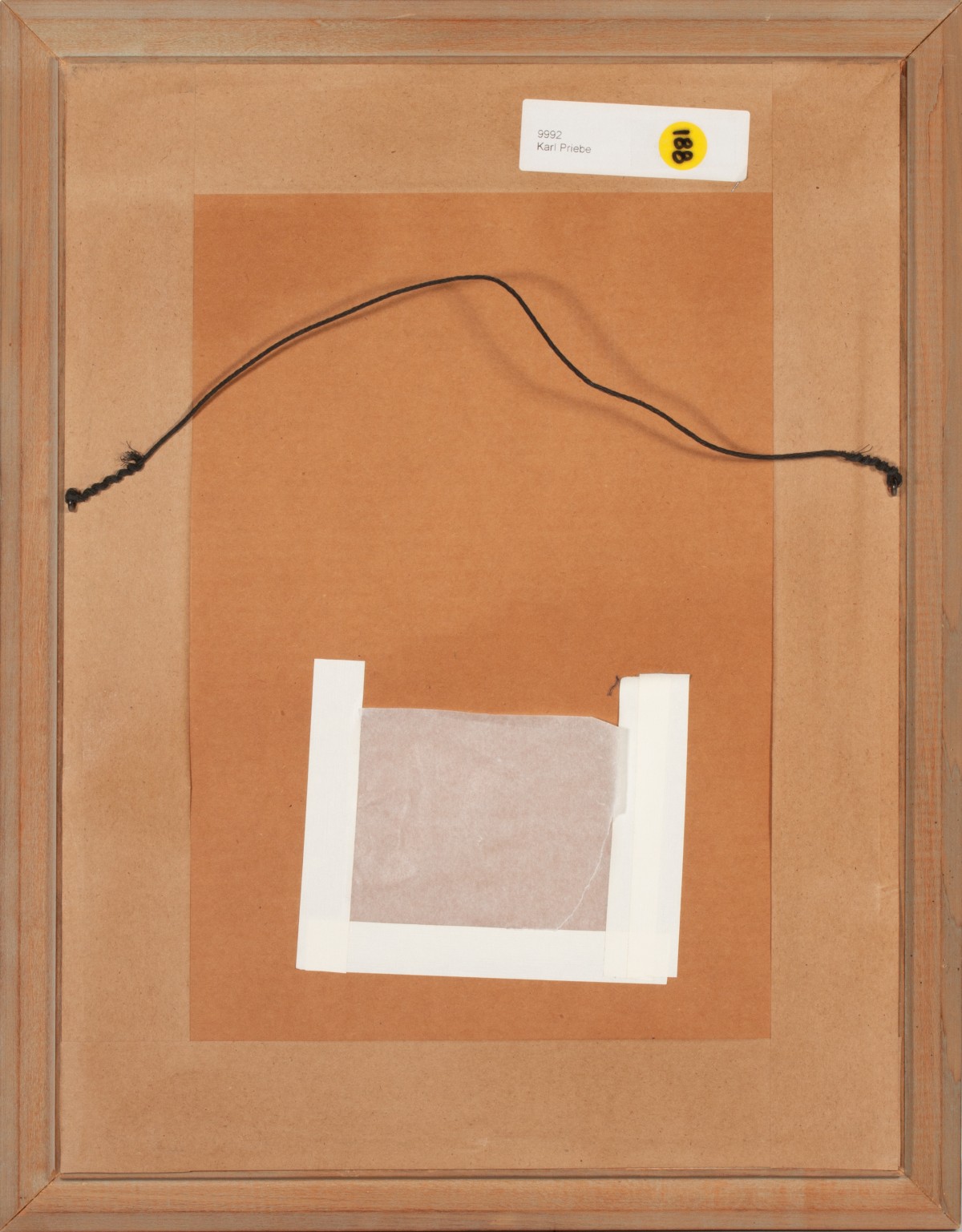 KARL PRIEBE (1914-1976) 1958 WATERCOLOR AND GOUACHE