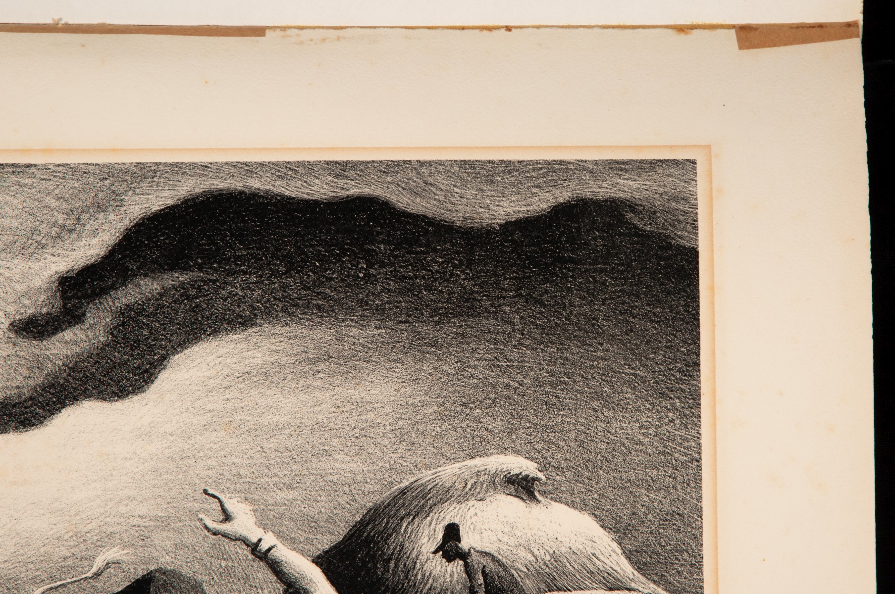 THOMAS HART BENTON (1889-1975) PENCIL SIGNED LITHOGRAPH