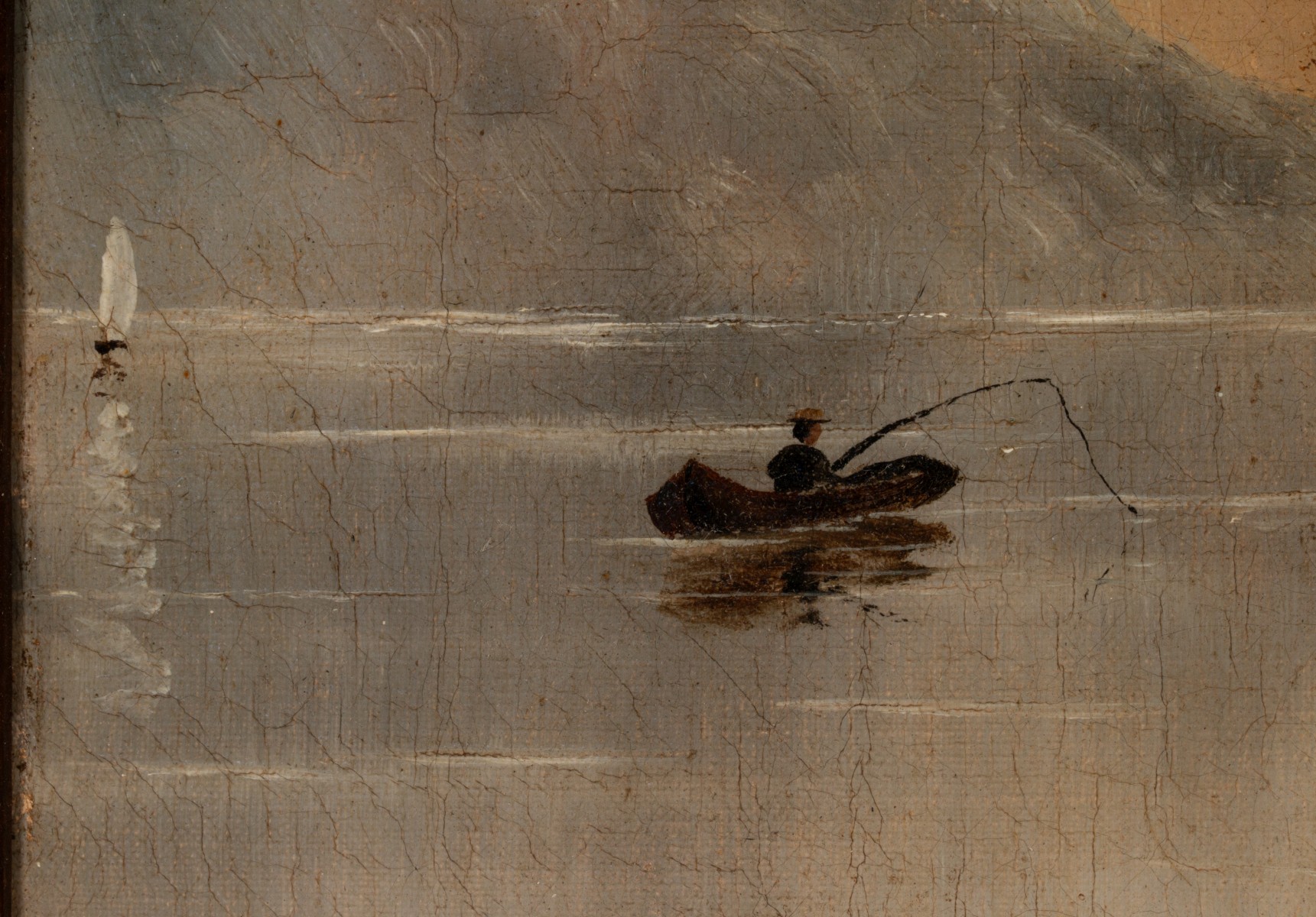 OIL ON CANVAS ATTRIBUTED HENRY H. CROSS (1837-1918)