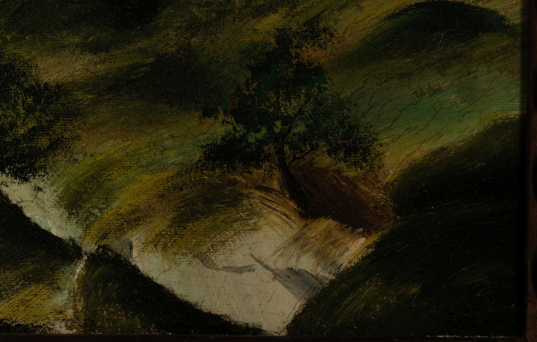 OIL ON CANVAS ATTRIBUTED HENRY H. CROSS (1837-1918)