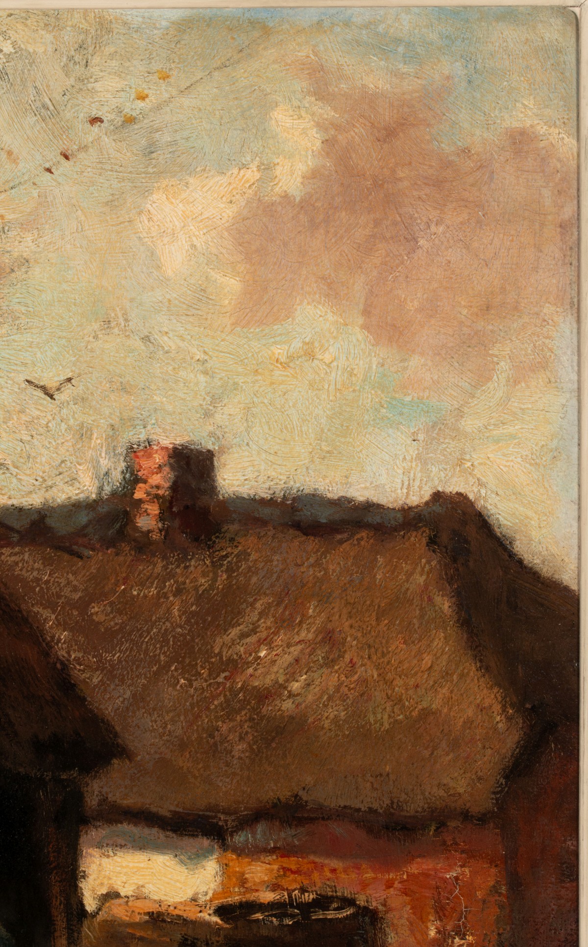 JOHAN SCHERREWITZ (1868-1951) OIL ON PANEL CIRCA 1900