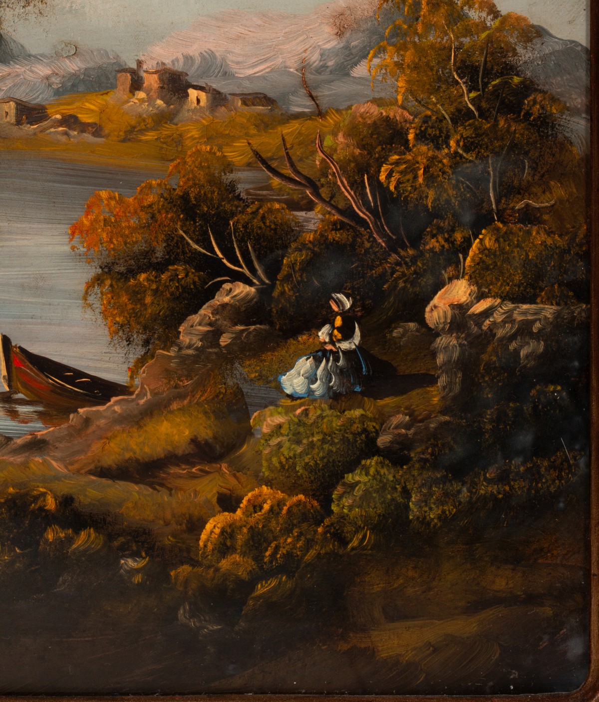 OTTO KARL KASIMIR VON THOREN (1828-1889) OIL ON BOARD
