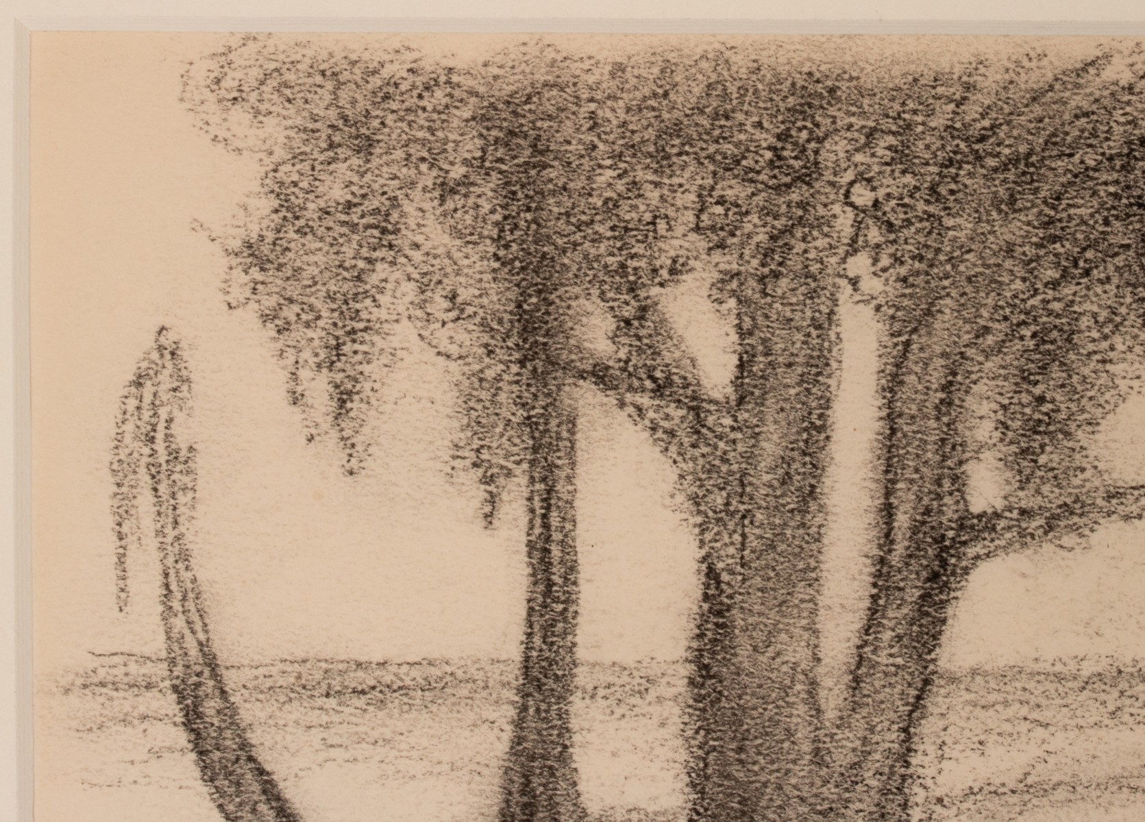 DAVID BURLIUK (1882-1967) CHARCOAL ON PAPER